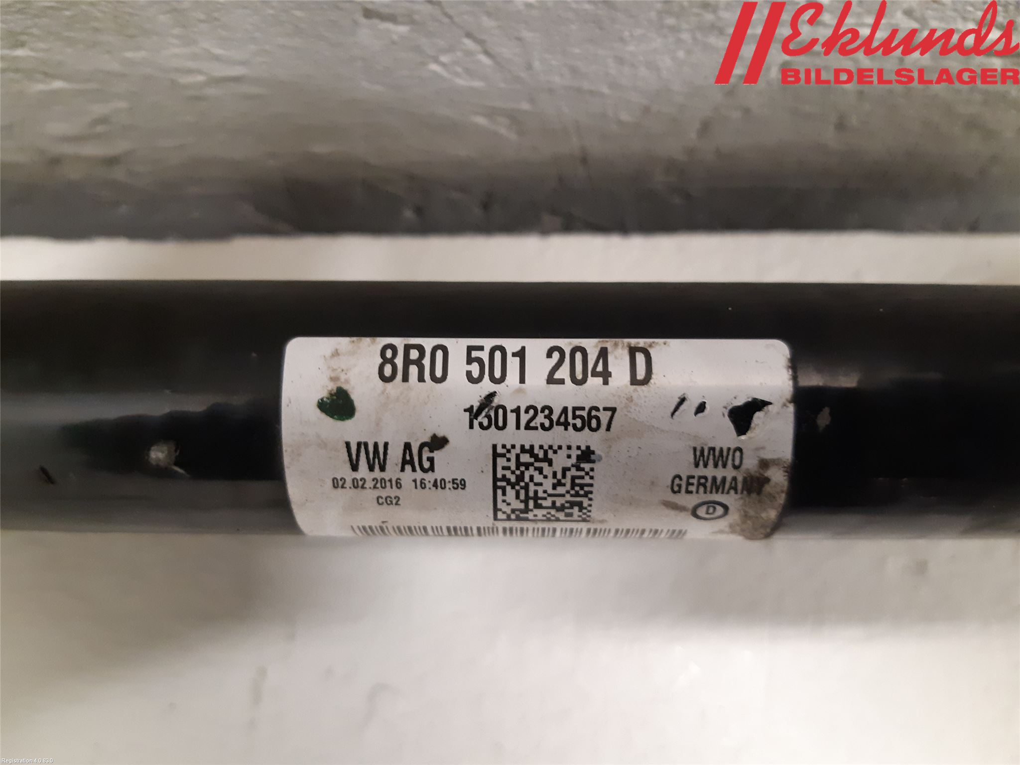 Audi A6/S6 4G 11-18 Drivaxel Bak Höger