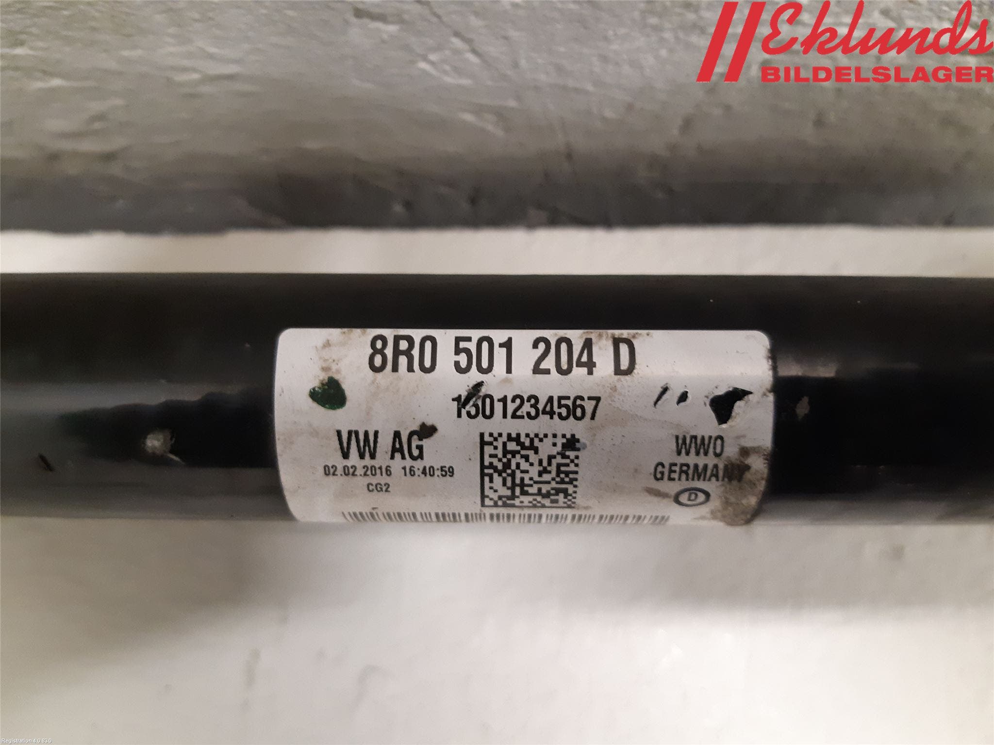 Audi A6/S6 4G 11-18 Drivaxel Bak Höger