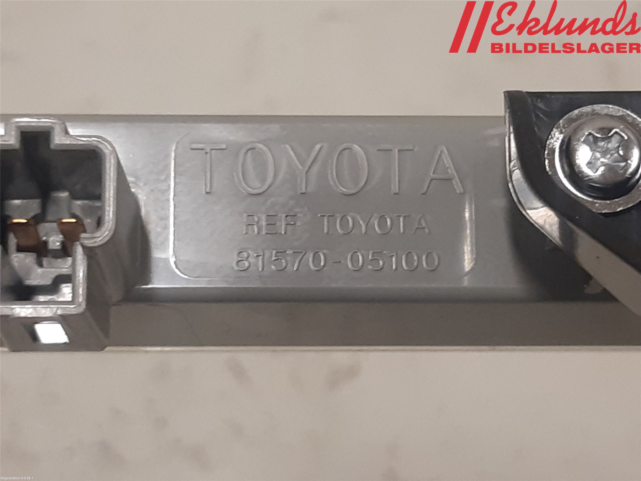 Toyota AURIS 13-19 Bromsljus Bakruta