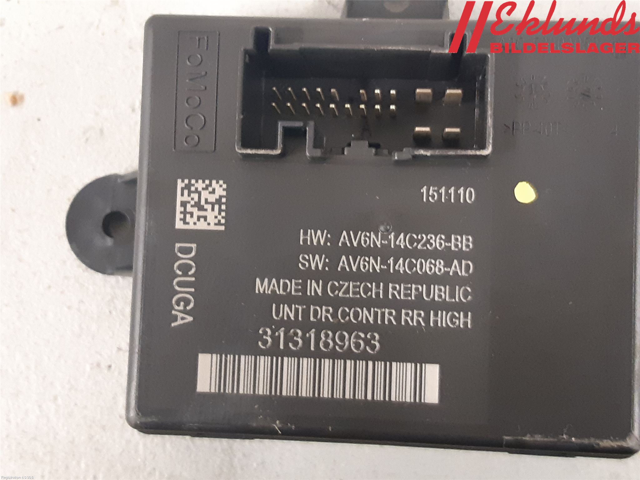 Volvo S60 11-13 Styrenhet Dörr