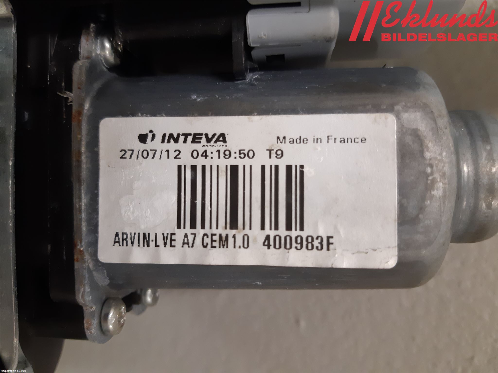 Peugeot EXPERT 07-14 Fönsterhiss El Kompl