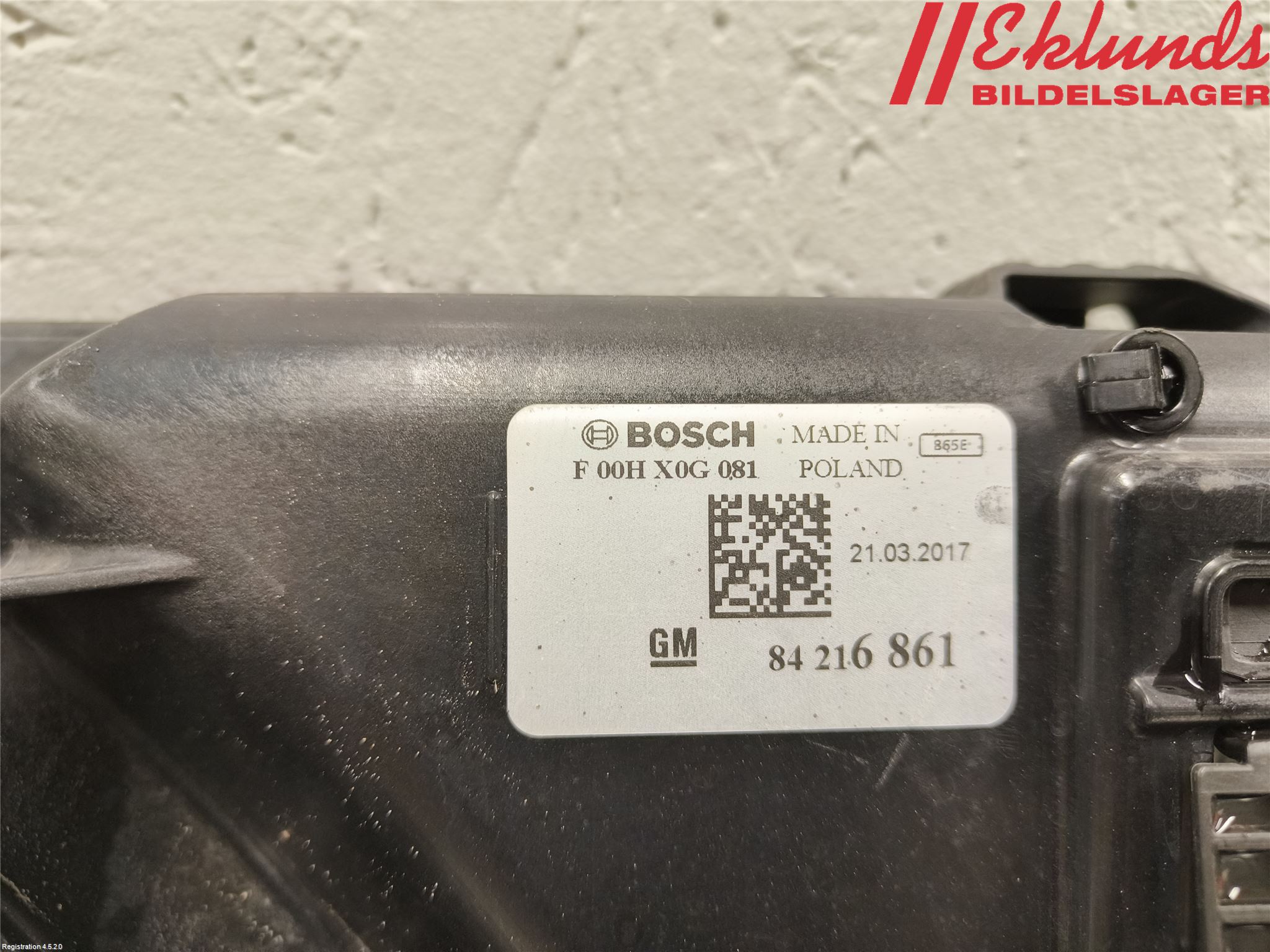 Opel INSIGNIA 17- Kylfläkt El