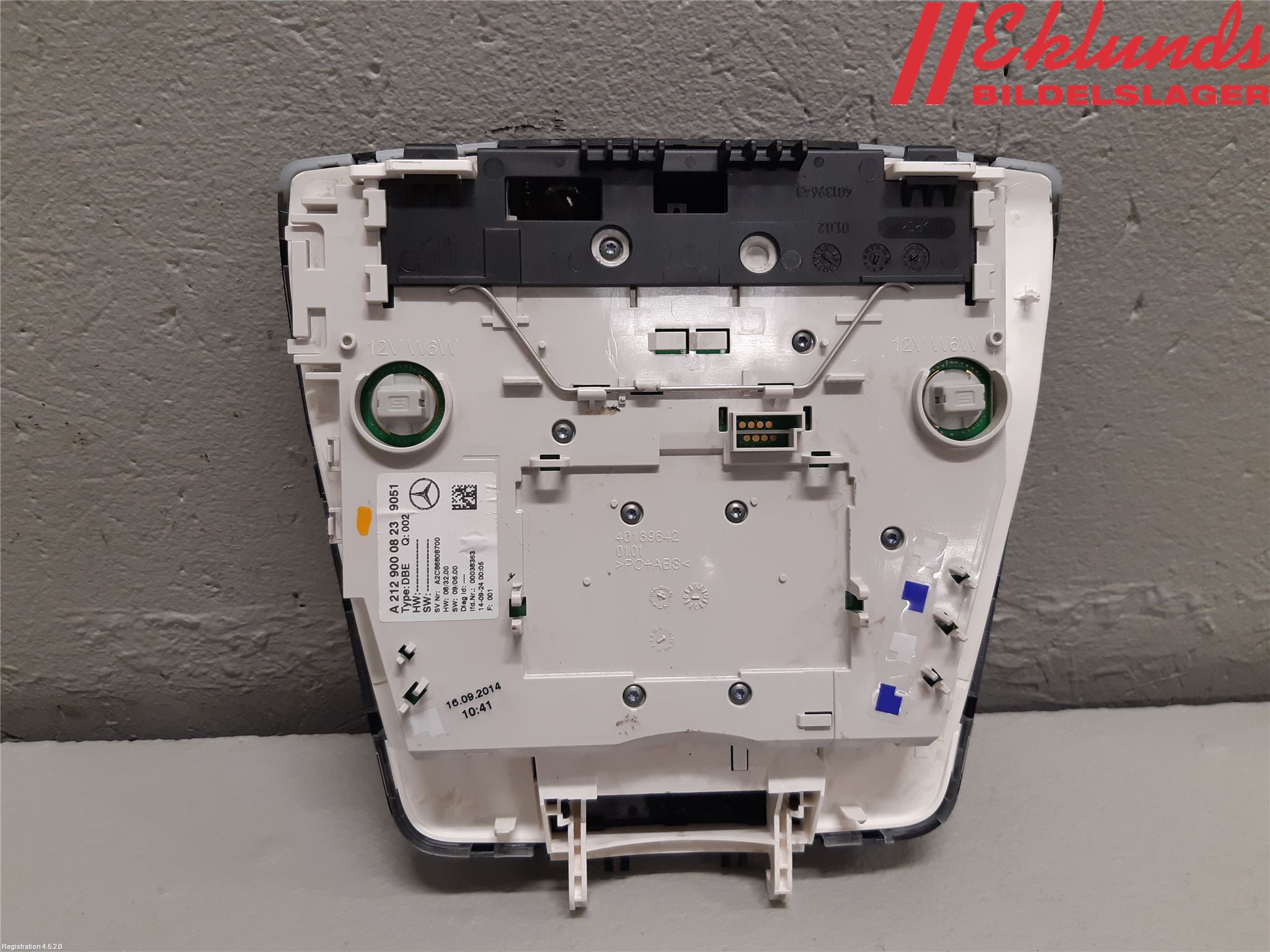 Mercedes-Benz MB E-KLASS (W212) 09-16 Innerbelysning