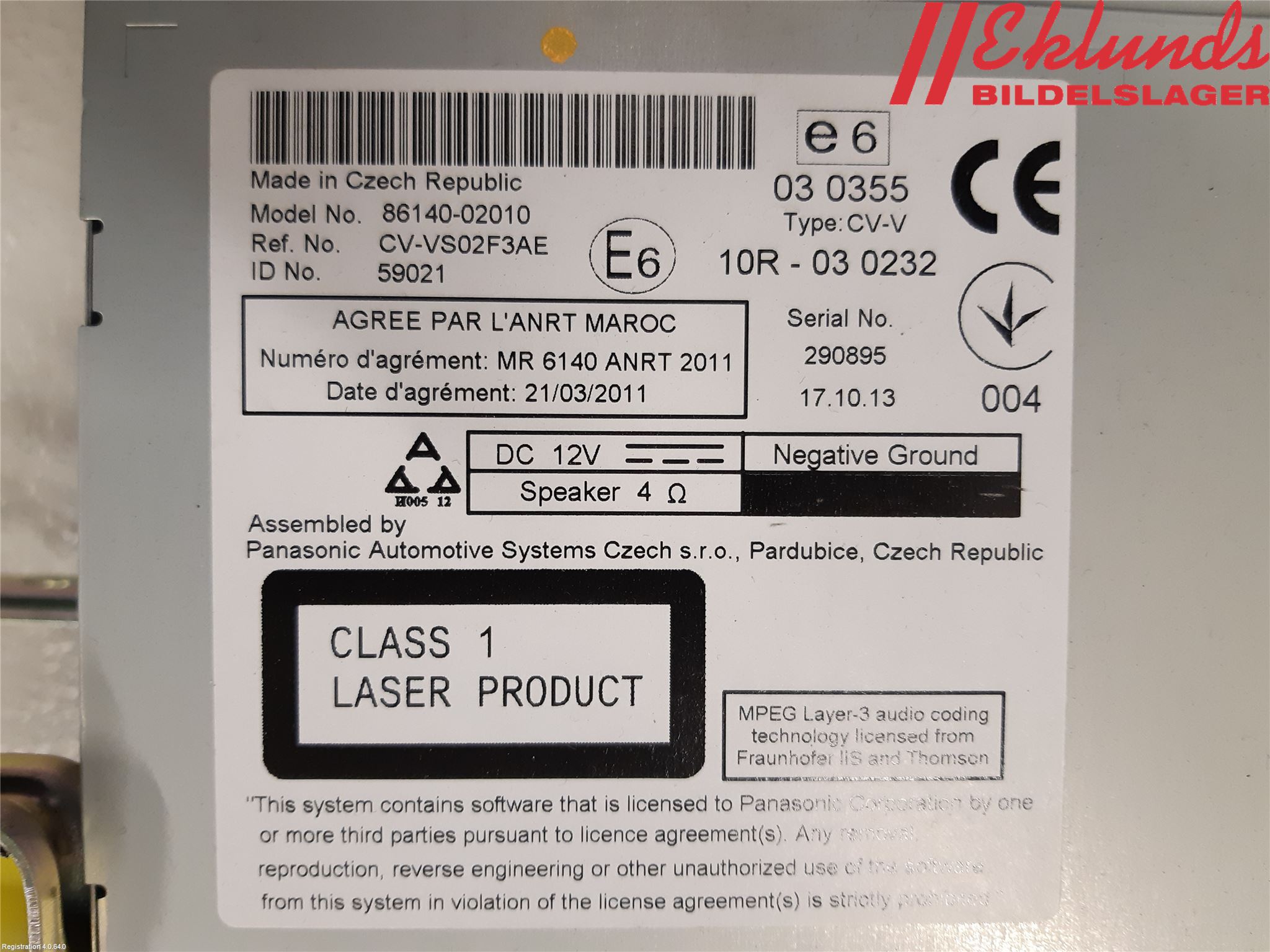 Toyota AURIS 13-19 Cd Radio - Multimediapanel