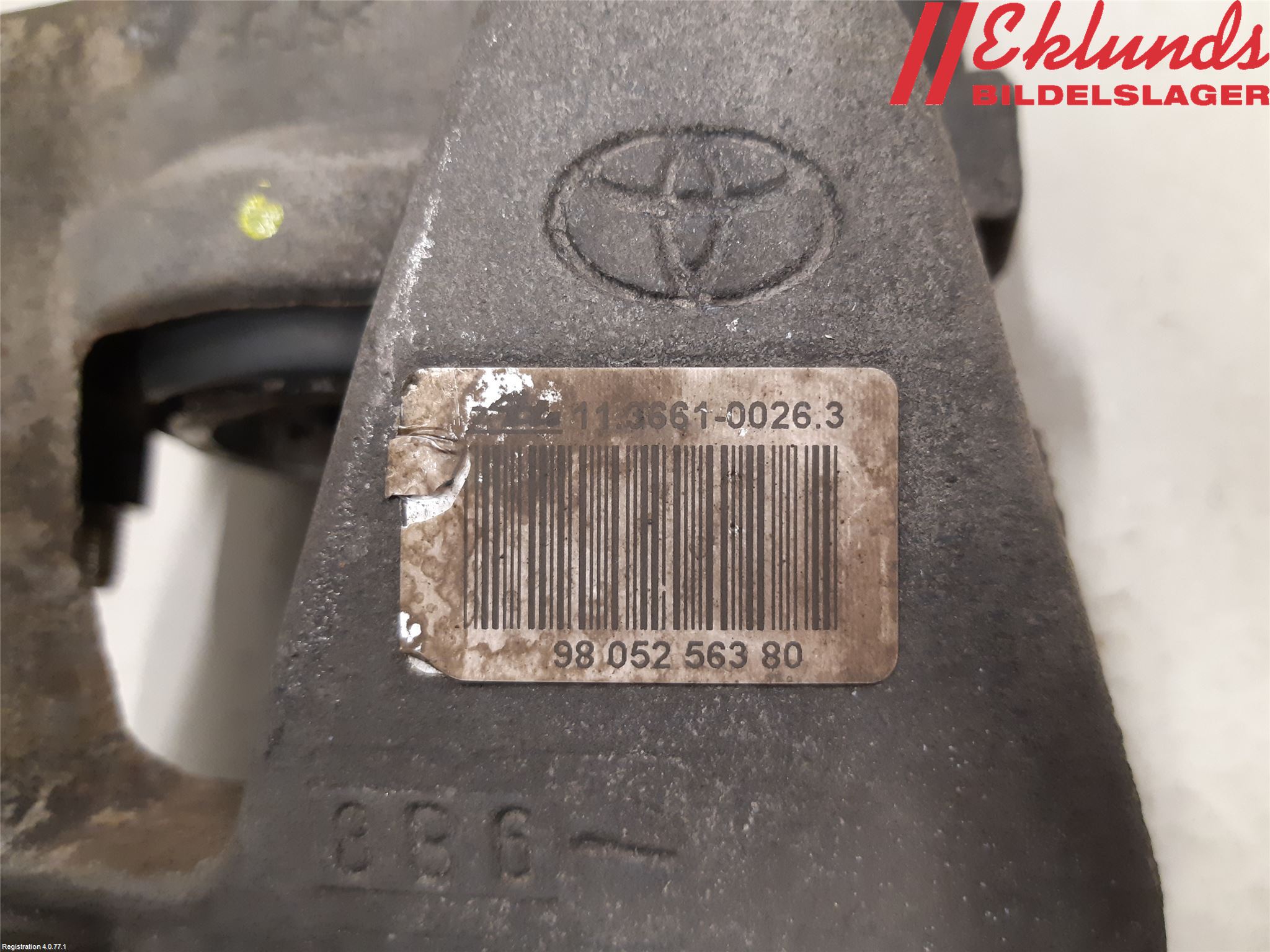 Toyota PROACE II 16- Bromsok Fram Höger