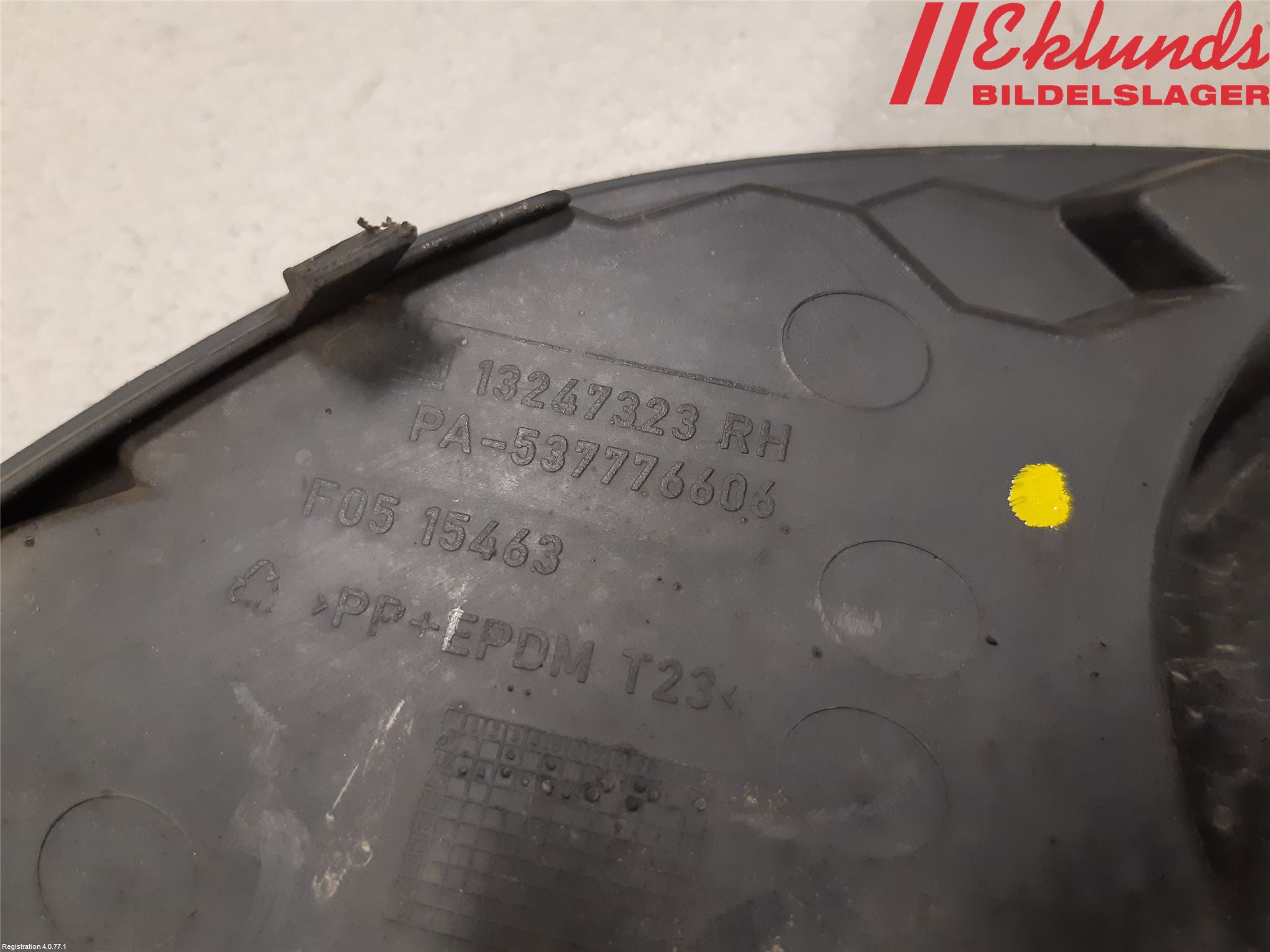 Opel ZAFIRA B 06-14 Dimljussarg Fram