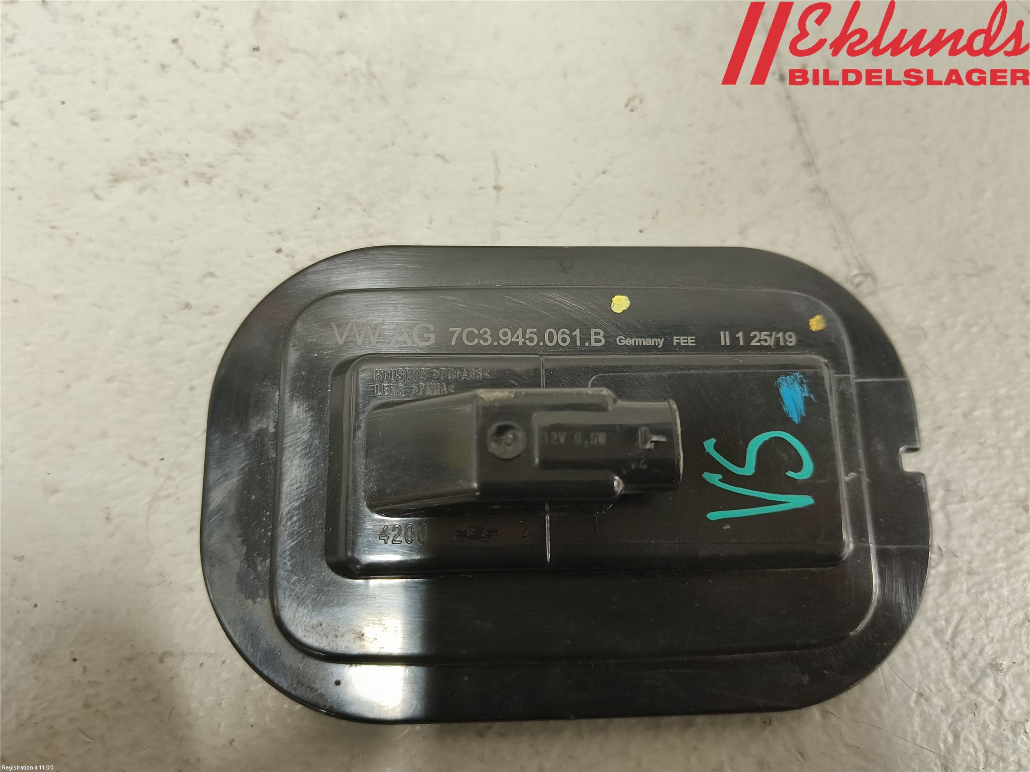 Volkswagen VW CRAFTER II / E-CRAFTER 17- Positionsljus Bak Vä