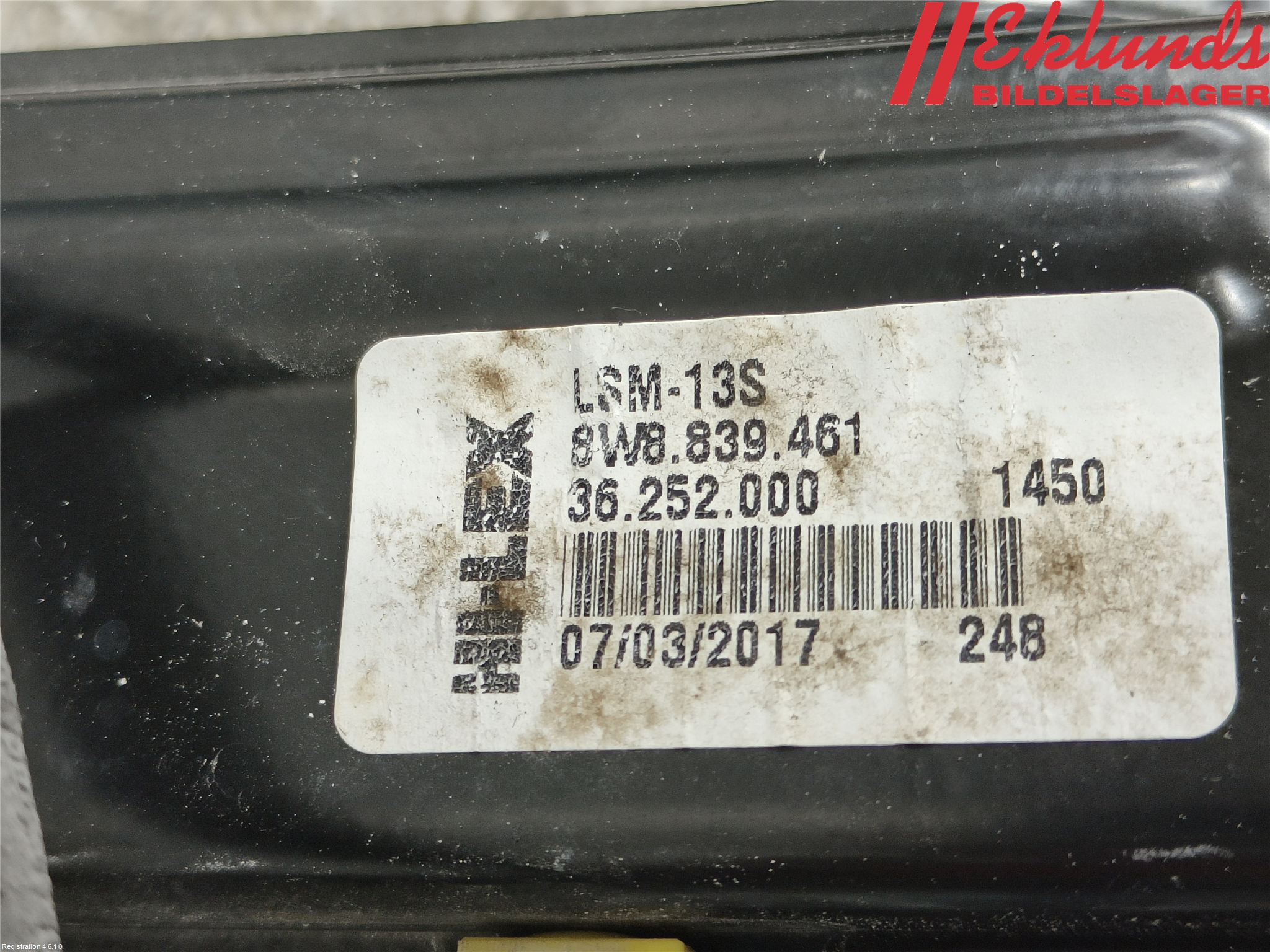 Audi A5 17- Fönsterhiss El Kompl