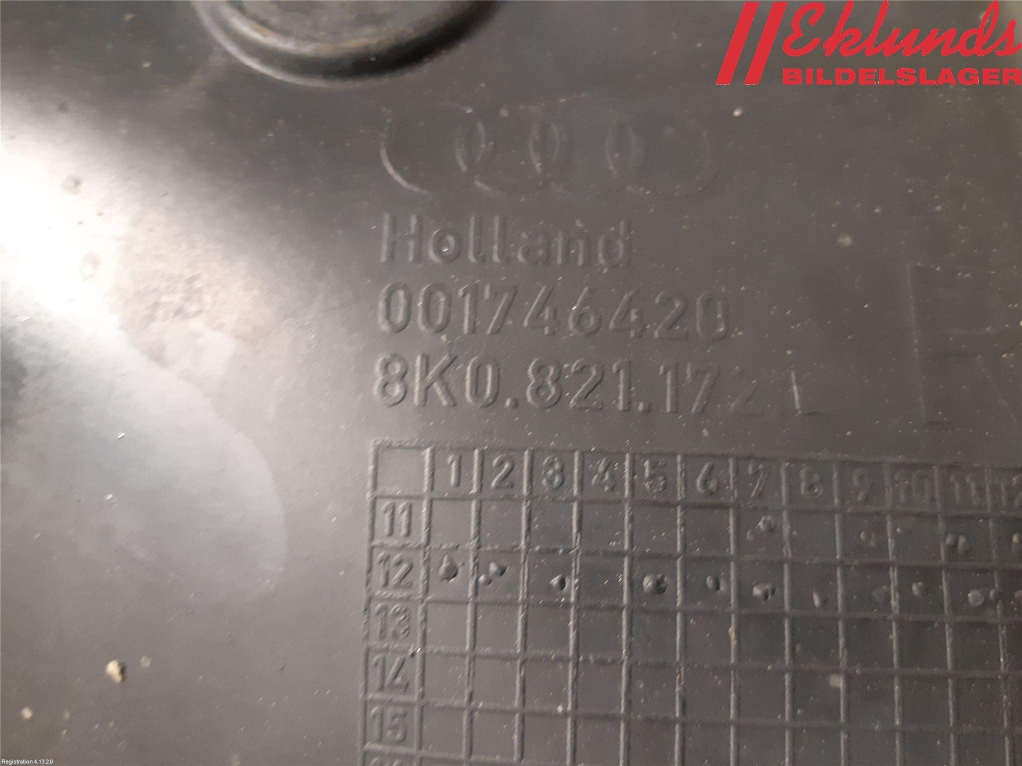 Audi A4 12-15 Skärm Inner