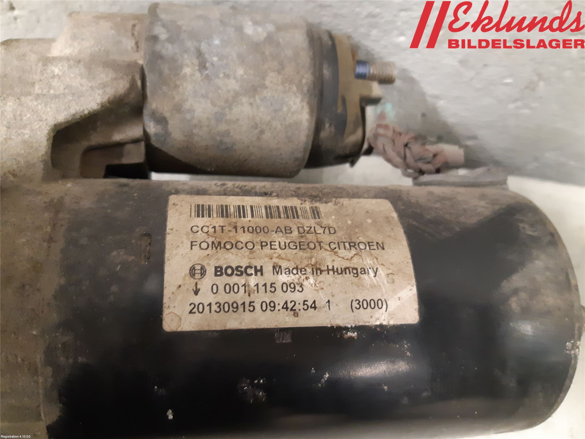 Ford TRANSIT SKÅP/BUSS 14-22 Startmotor Diesel