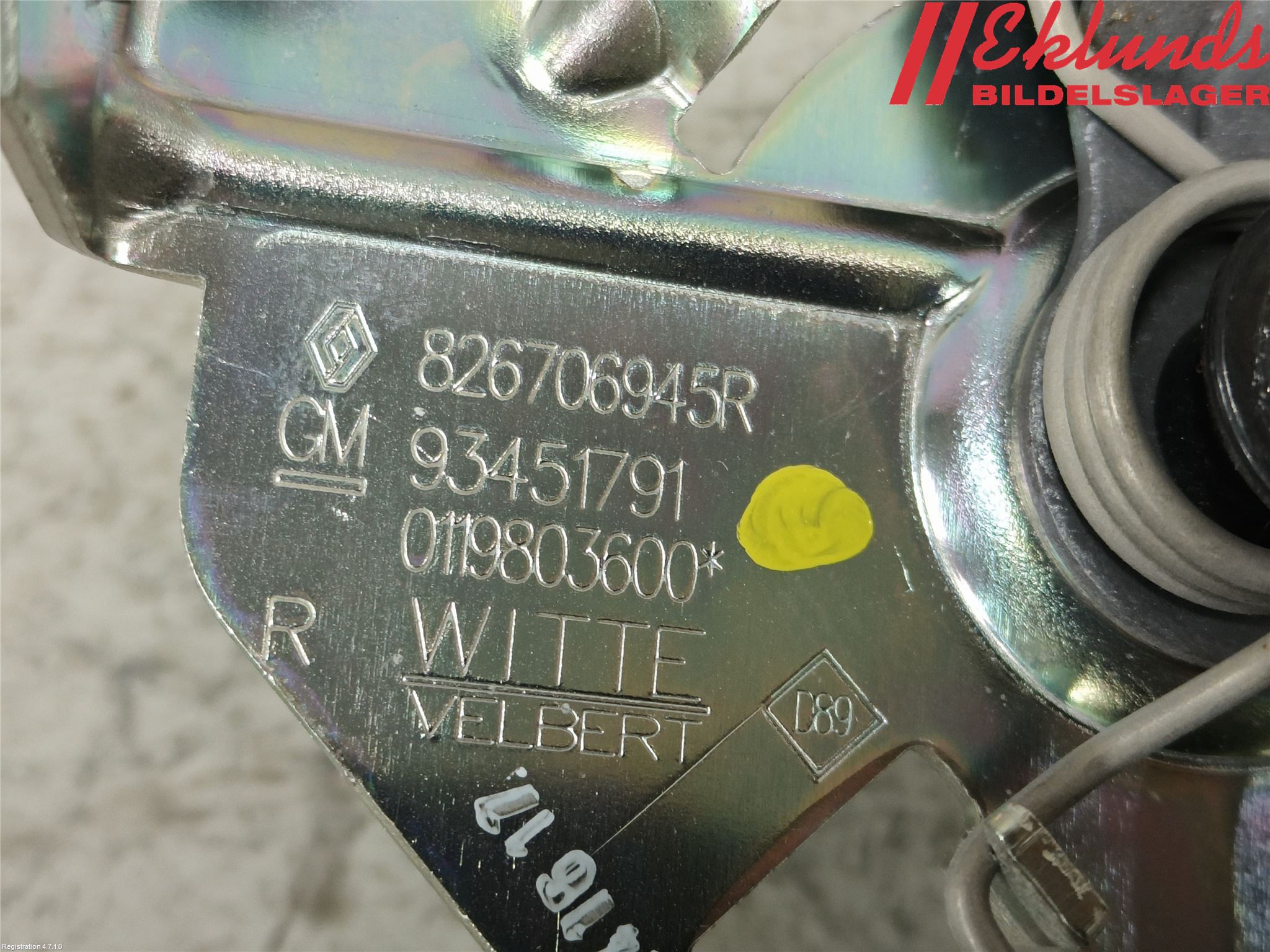 Renault TRAFIC/E-TECH 15- Dörrhandtag Inre Hö