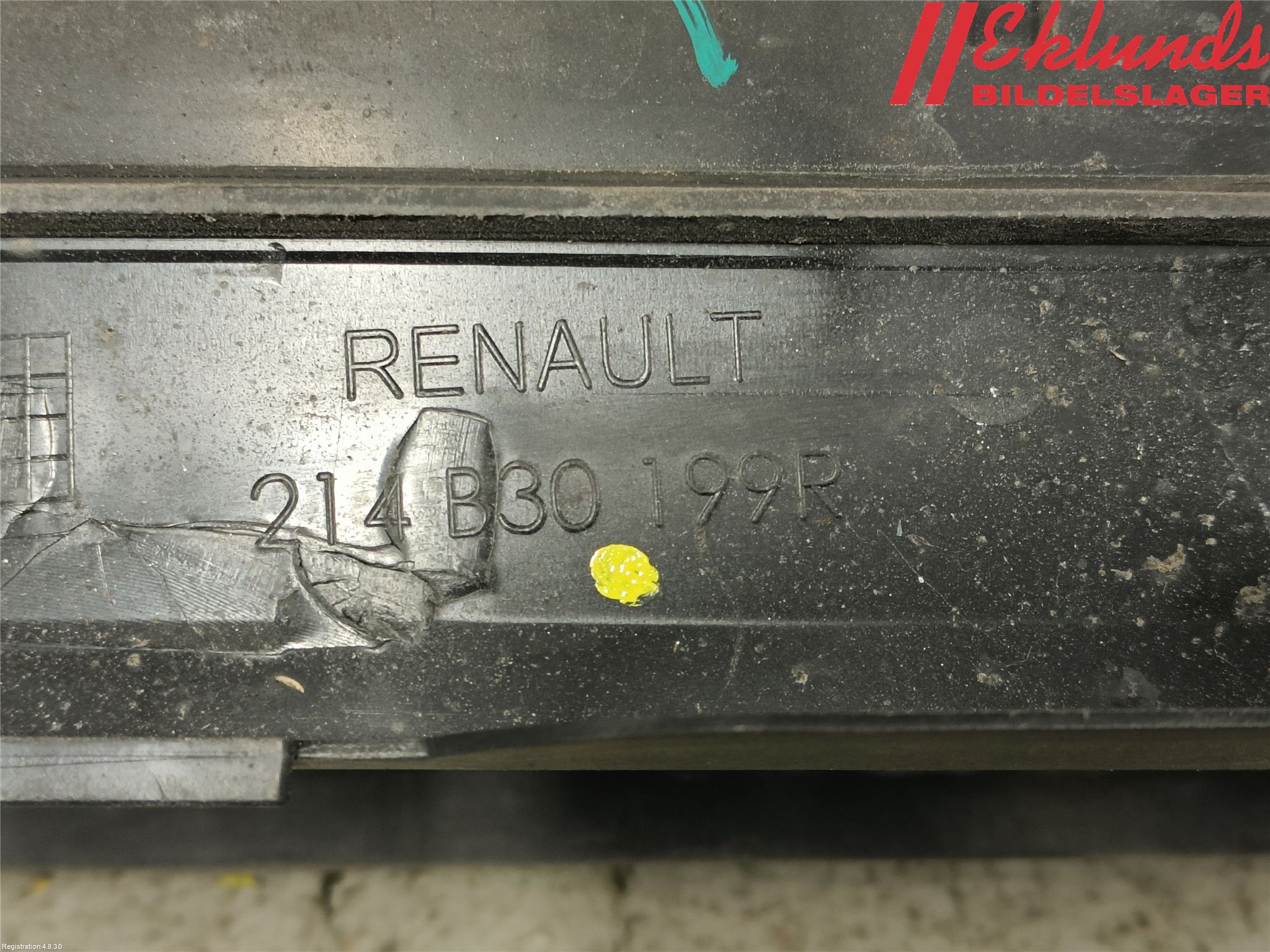 Renault CLIO IV 12-16 Deflektor Plåt-Plast Kylning