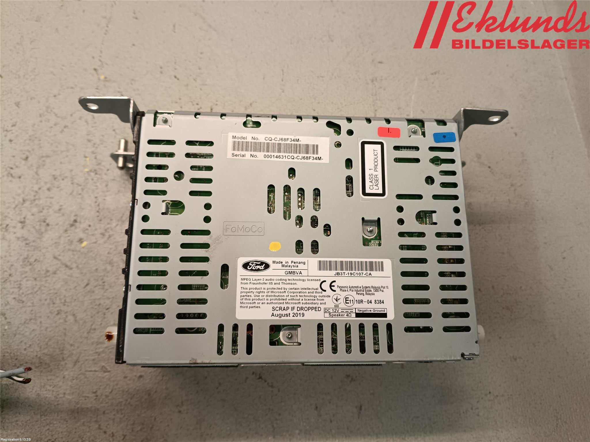 Ford RANGER EU 12-23 Radio-Stereo Förstärkare