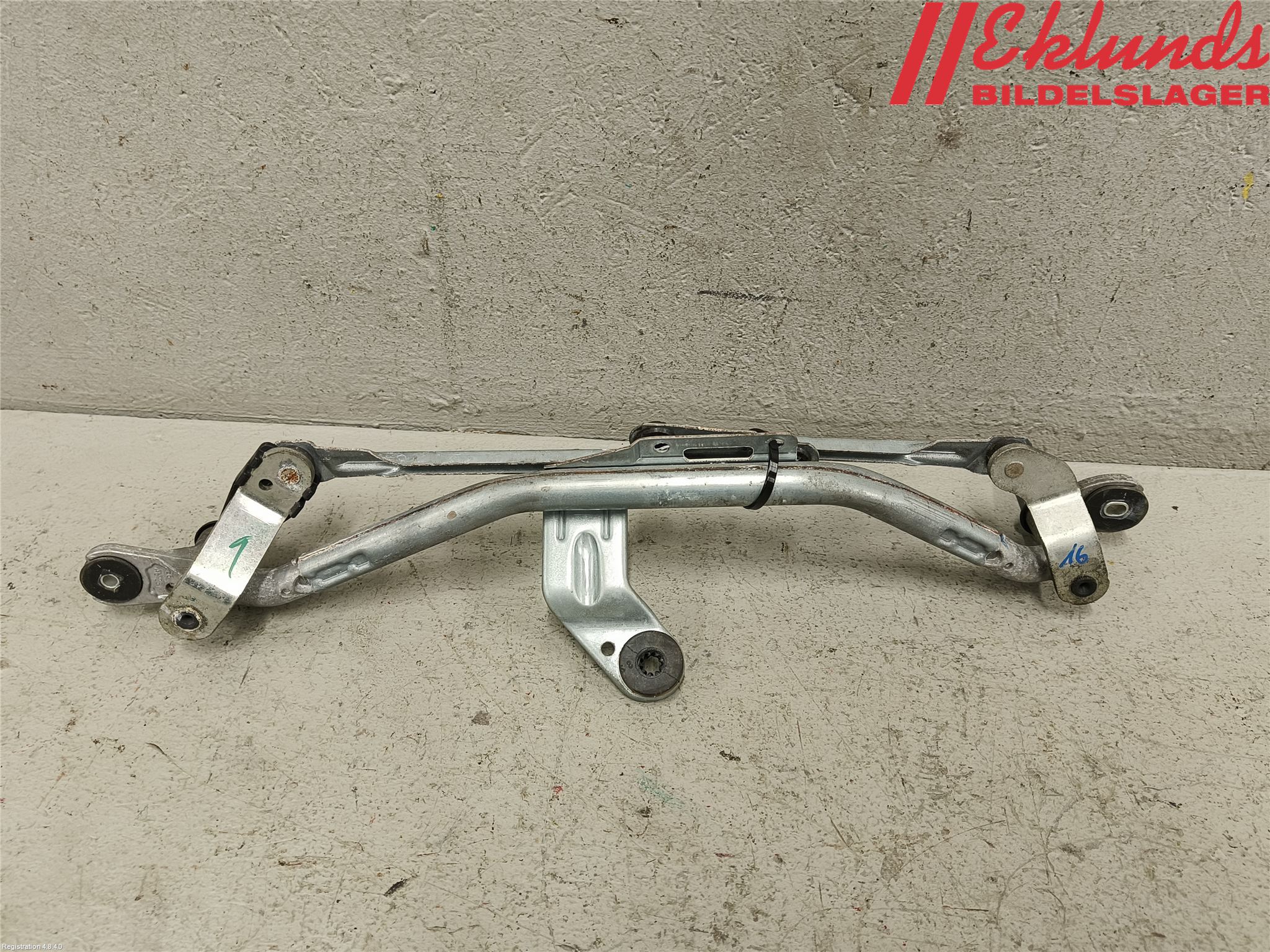 Audi A1/S1 11-18 Torkarmekanism Vindruta