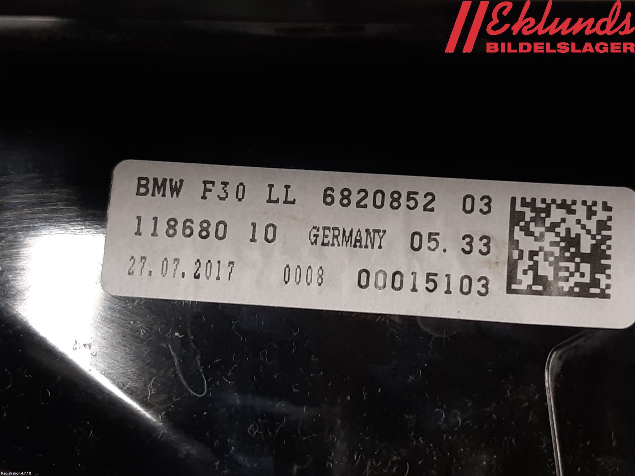 BMW 3 F30/F31/F80 12-19 Instrument Övrigt