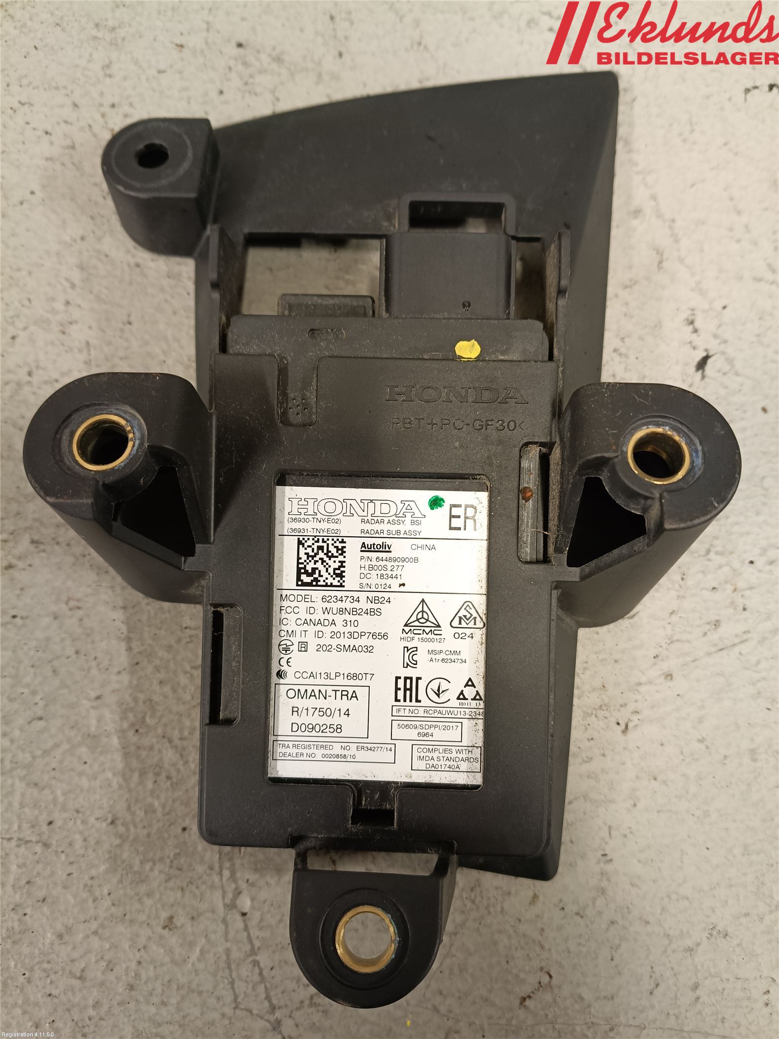 Honda CR-V 19-22 Sensor Aktivt Kollisionsskydd