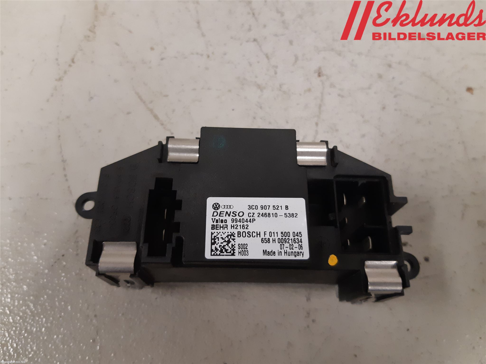 Audi A3/S3 05-13 Värmefläktsmotstånd