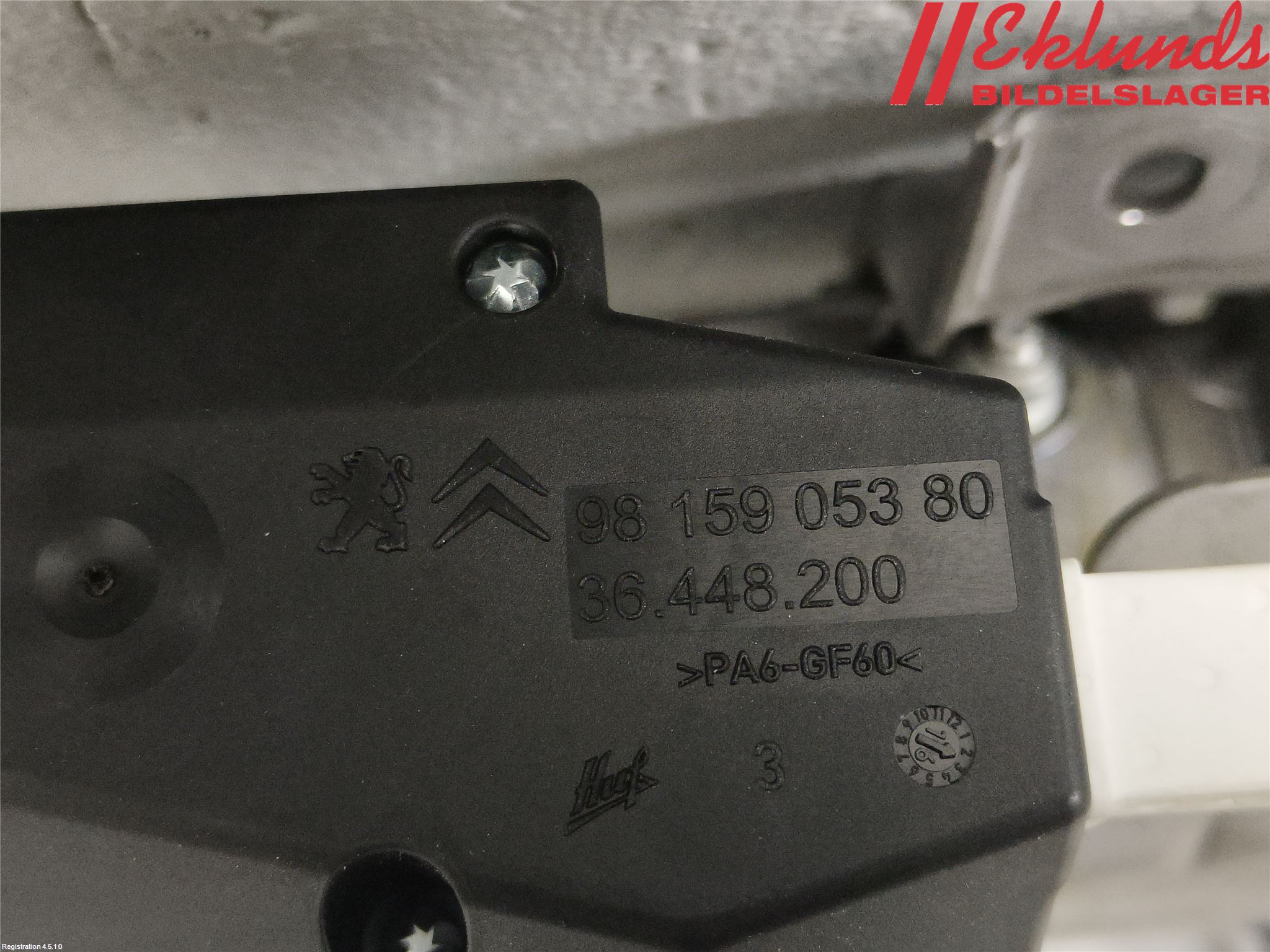 Citroen DS 4 CROSSBACK 16-18 Rattaxelagg Justerbart