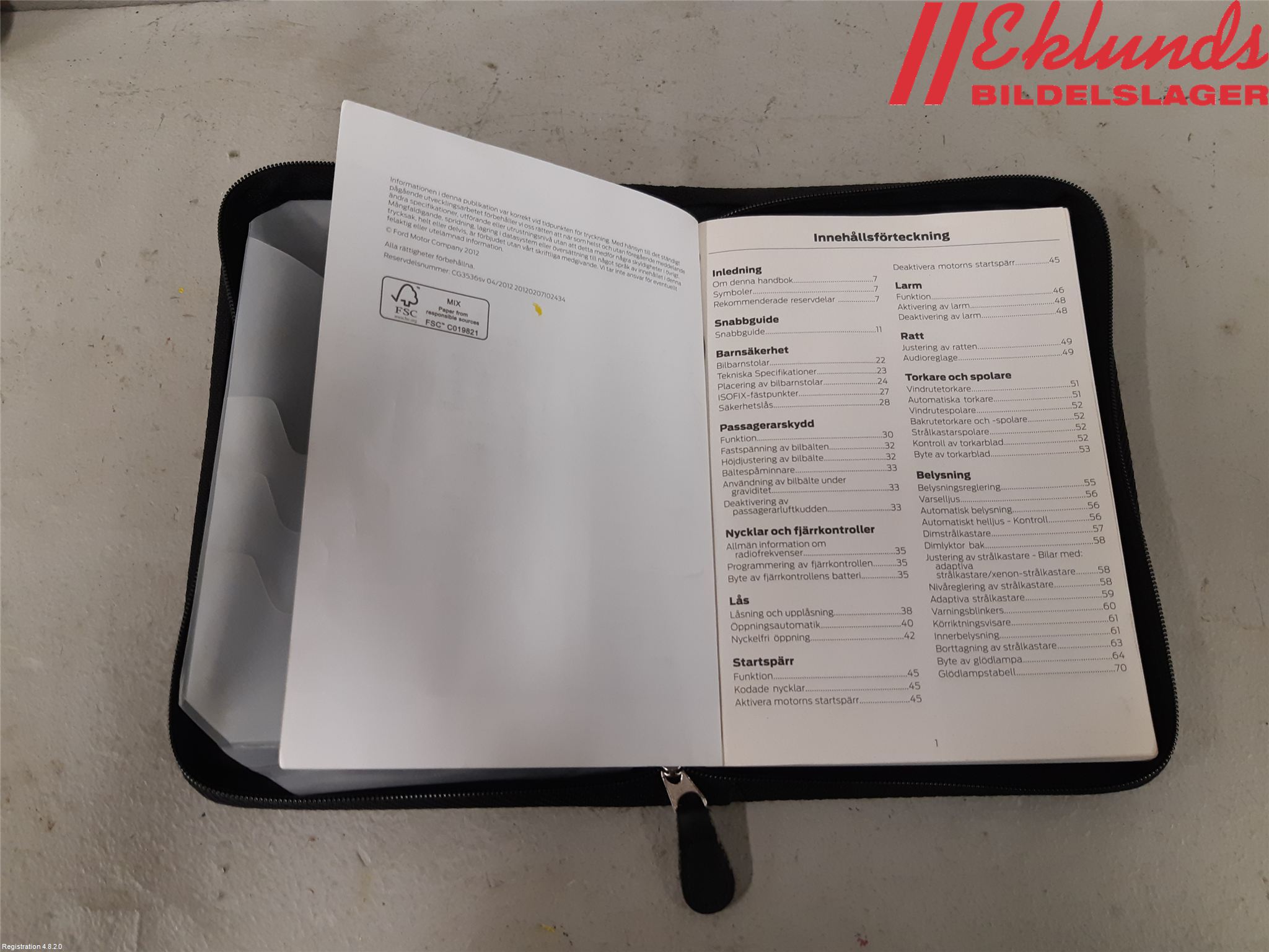 Ford MONDEO 07-15 Instruktionsbok