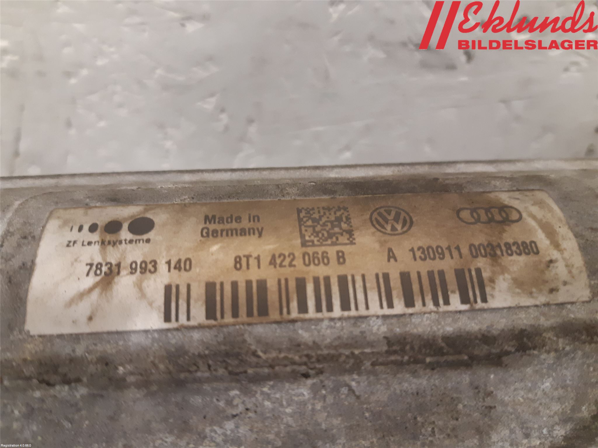 Audi A5 07-16 Styrväxel Servo -Snäcka