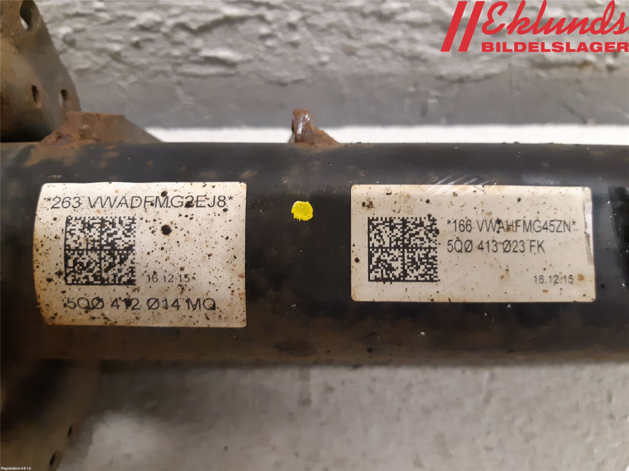 Volkswagen VW GOLF / E-GOLF VII 13-20 Fjäderben Fram Höger