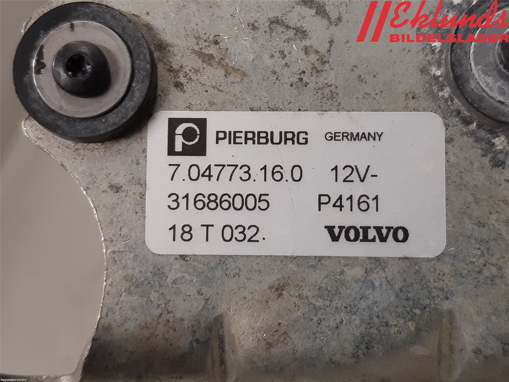 Volvo XC60 18- Värme Cirkulationspump