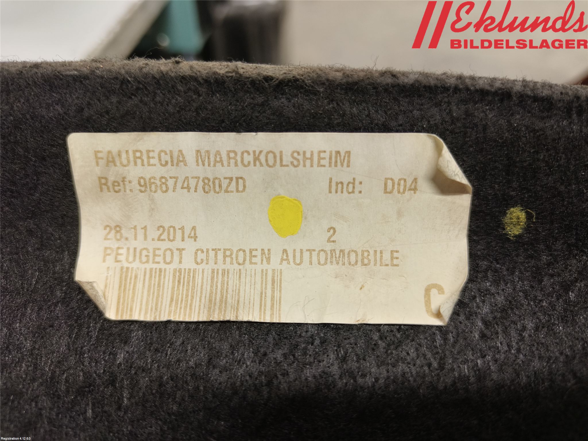 Citroen C4 II 11-18 Hatthylla