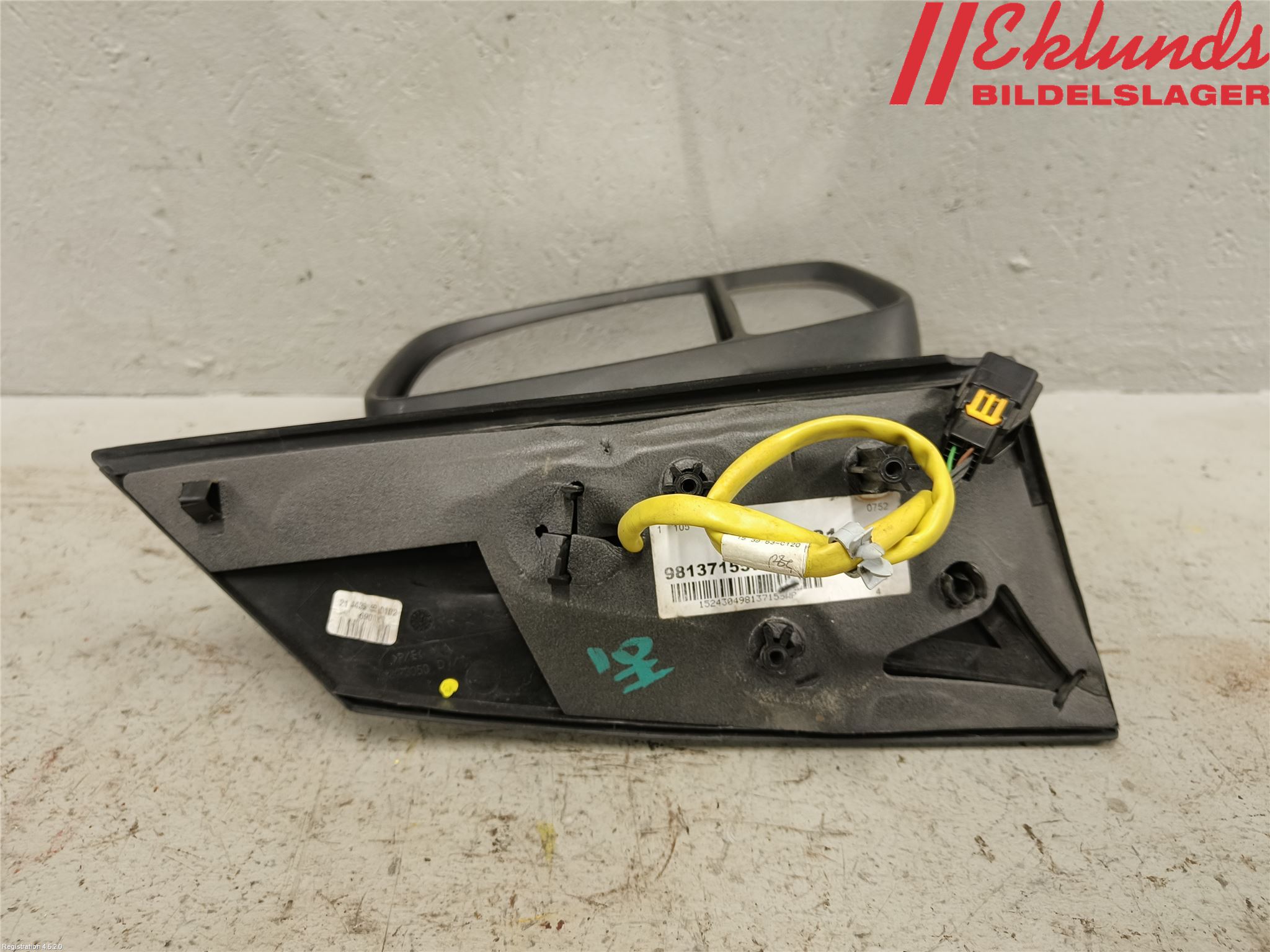 Peugeot EXPERT 15-16 Spegel Yttre El Hö
