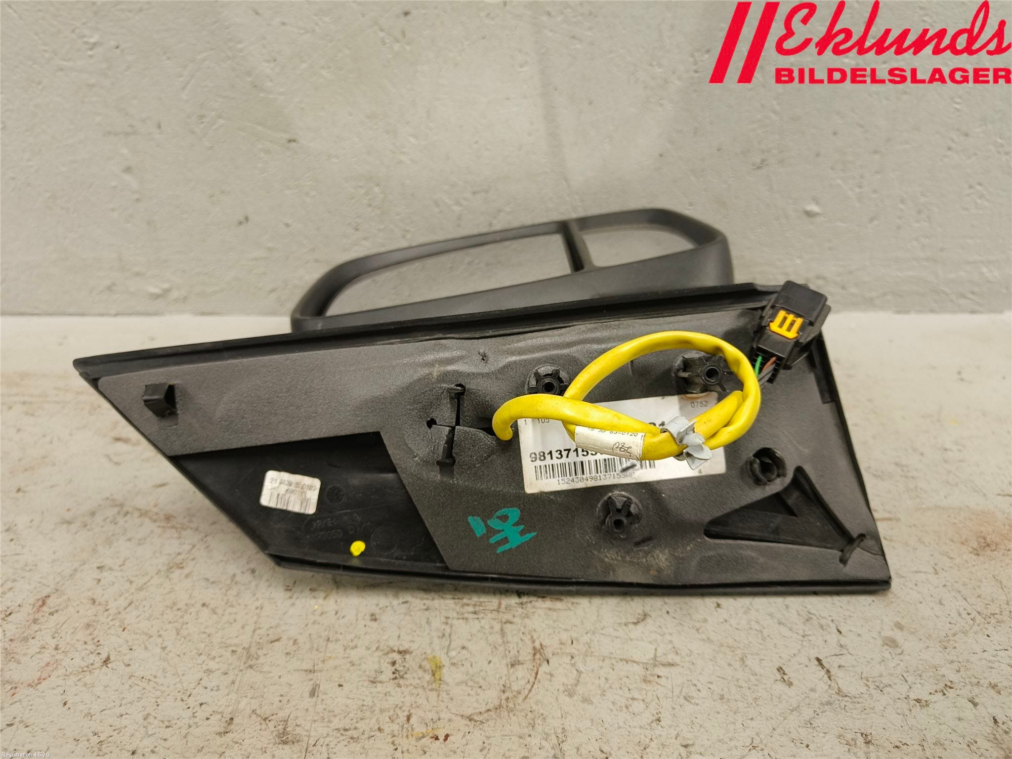 Peugeot EXPERT 15-16 Spegel Yttre El Hö