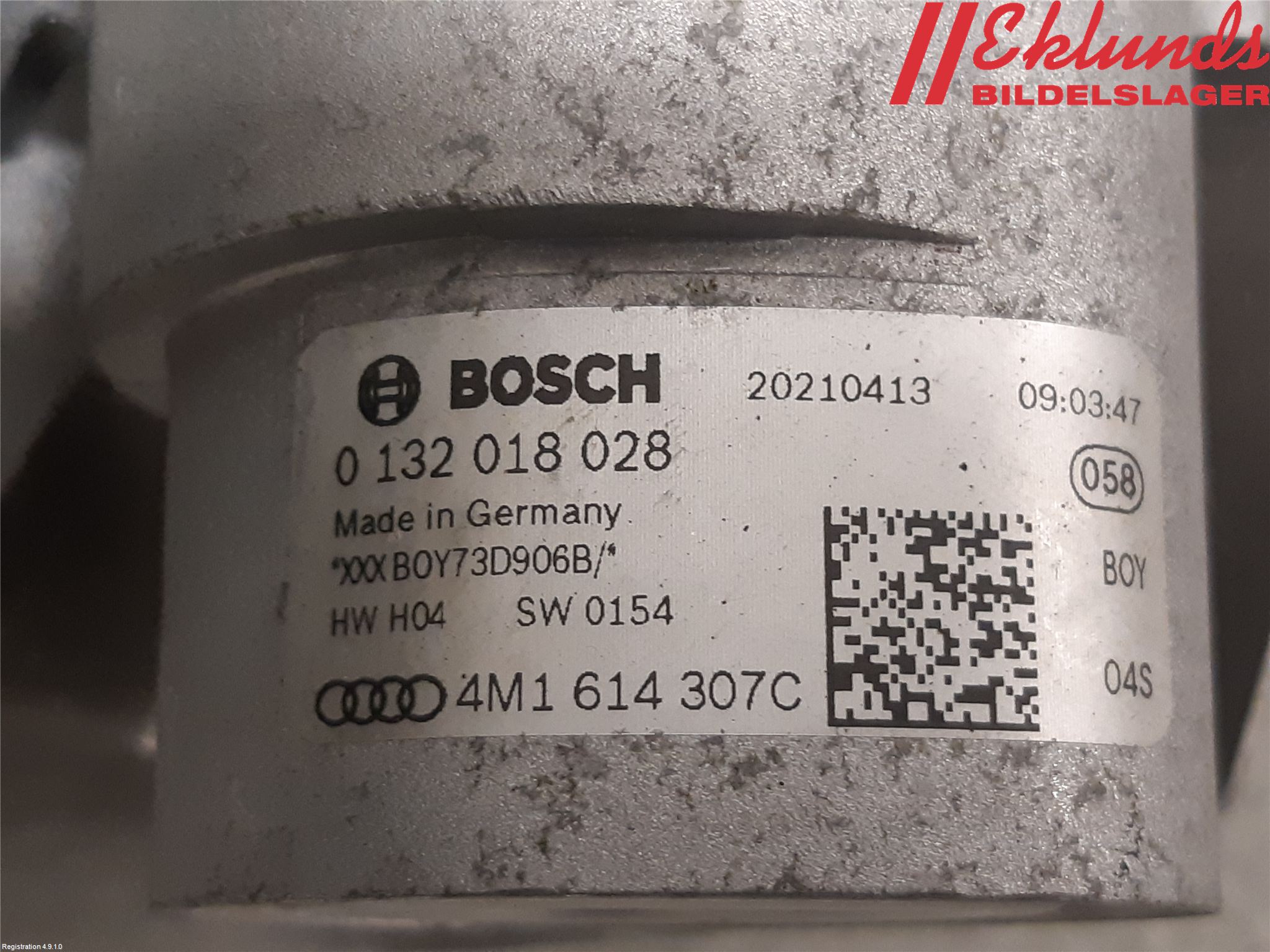 Audi Q7/SQ7 Bromstryckackumulator