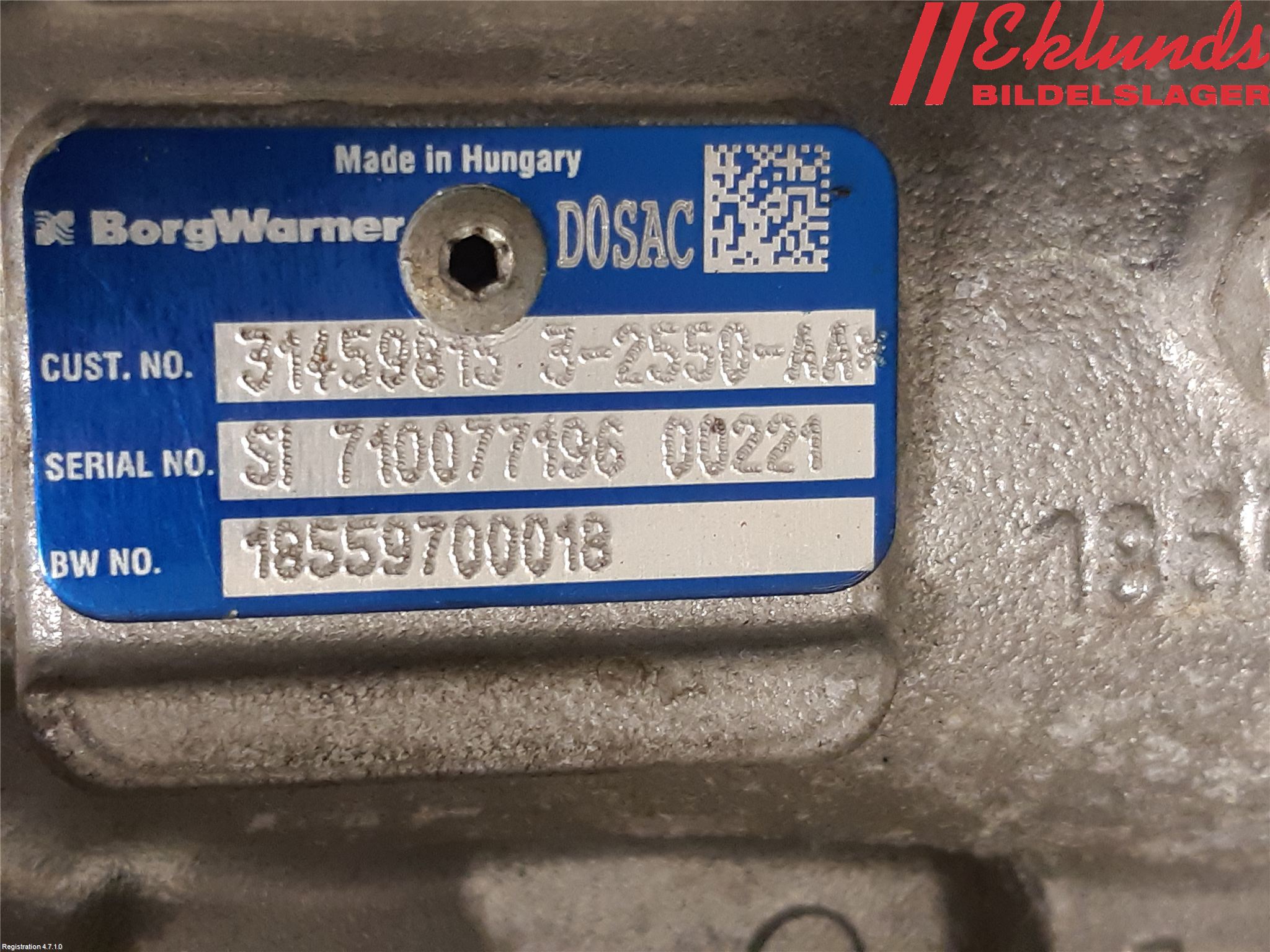 Volvo XC90/RECHARGE 16- Turboaggregat