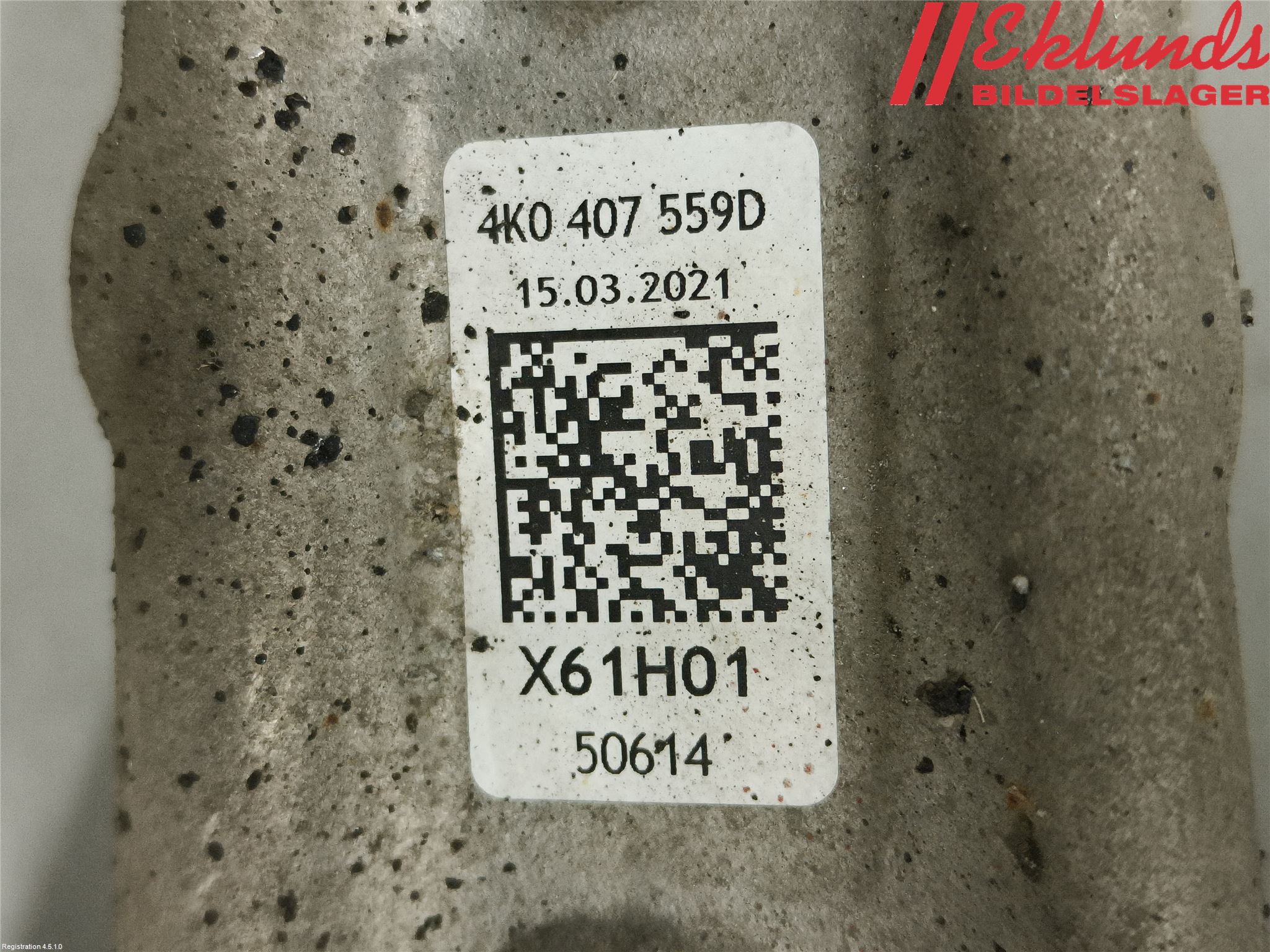 Audi A6 F2/C8 19- Styrspindel Lagerhus Vä