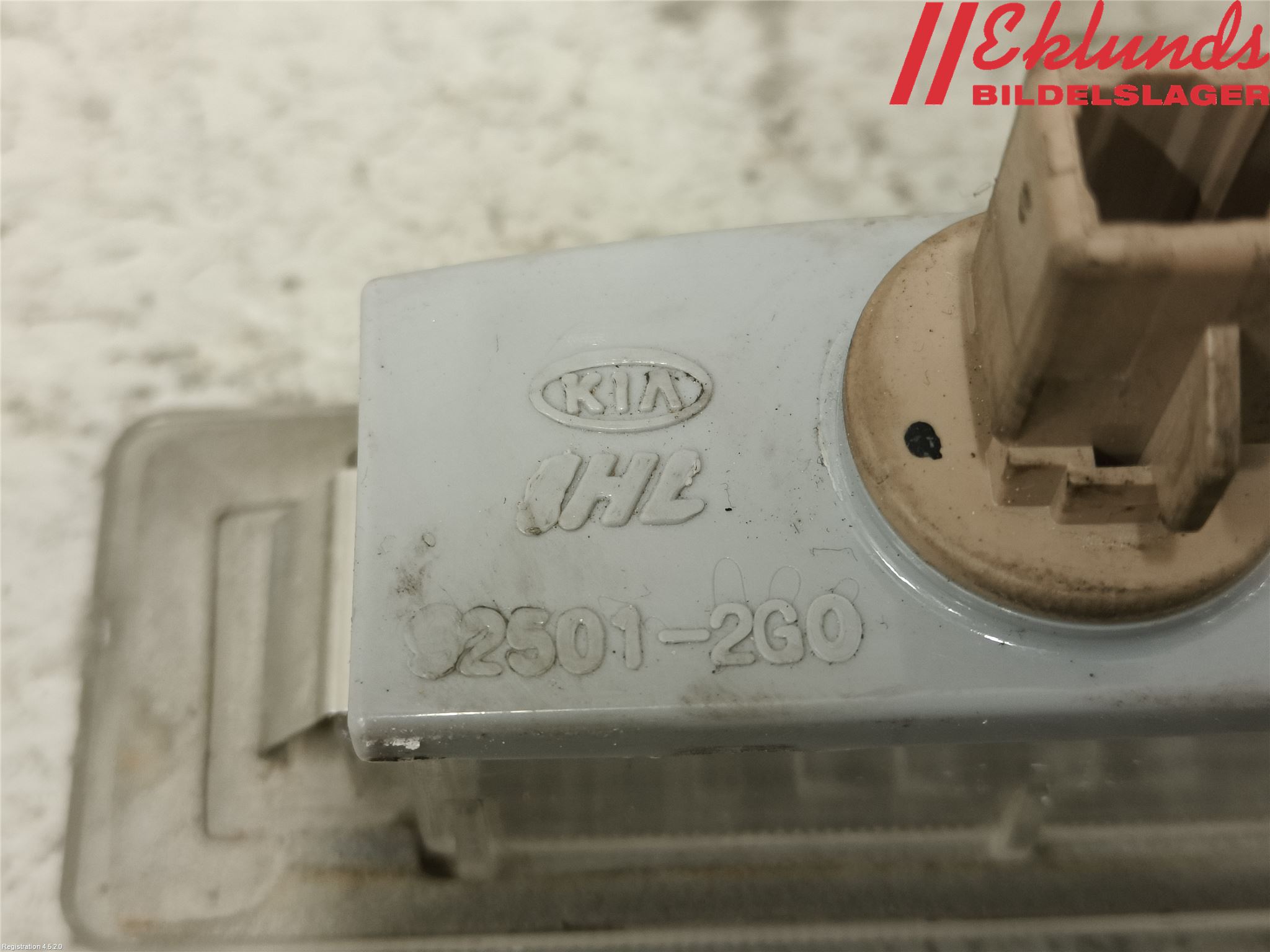 Hyundai i40 08-15 Skylt Belysning