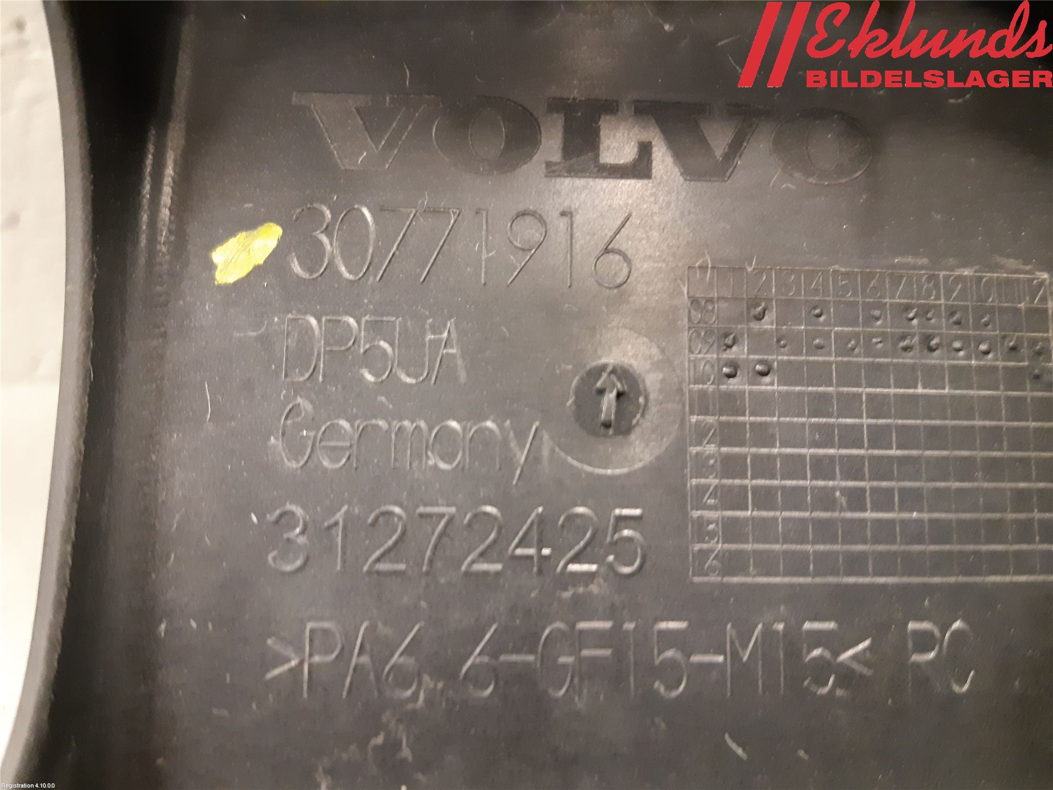 Volvo V70 08-13 Motorkåpa