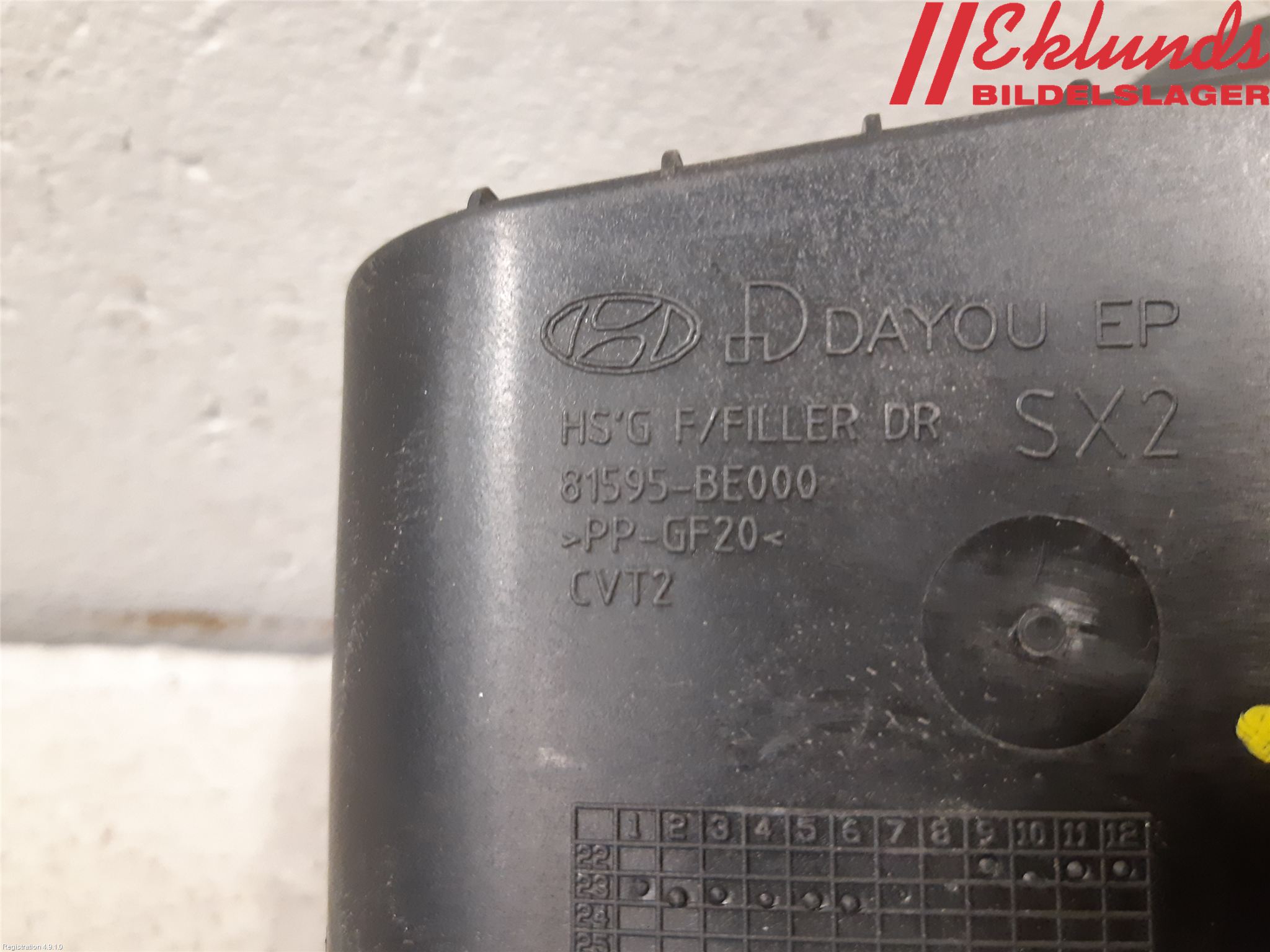 Hyundai KONA/ELECTRIC SX2 23- Tanklucka