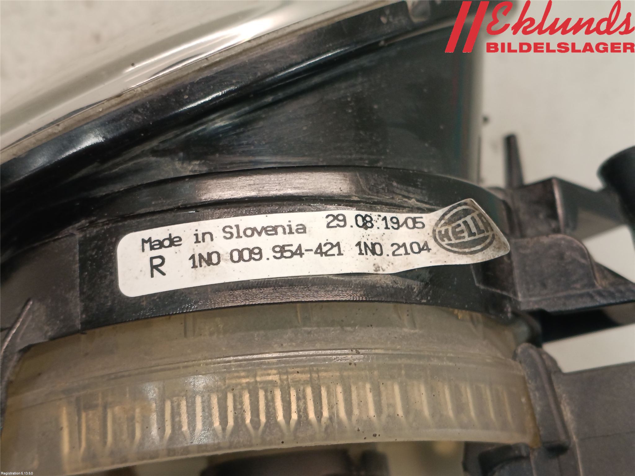 Volkswagen VW TOUAREG 7P 11-18 Dimljus-Varselljus Fram
