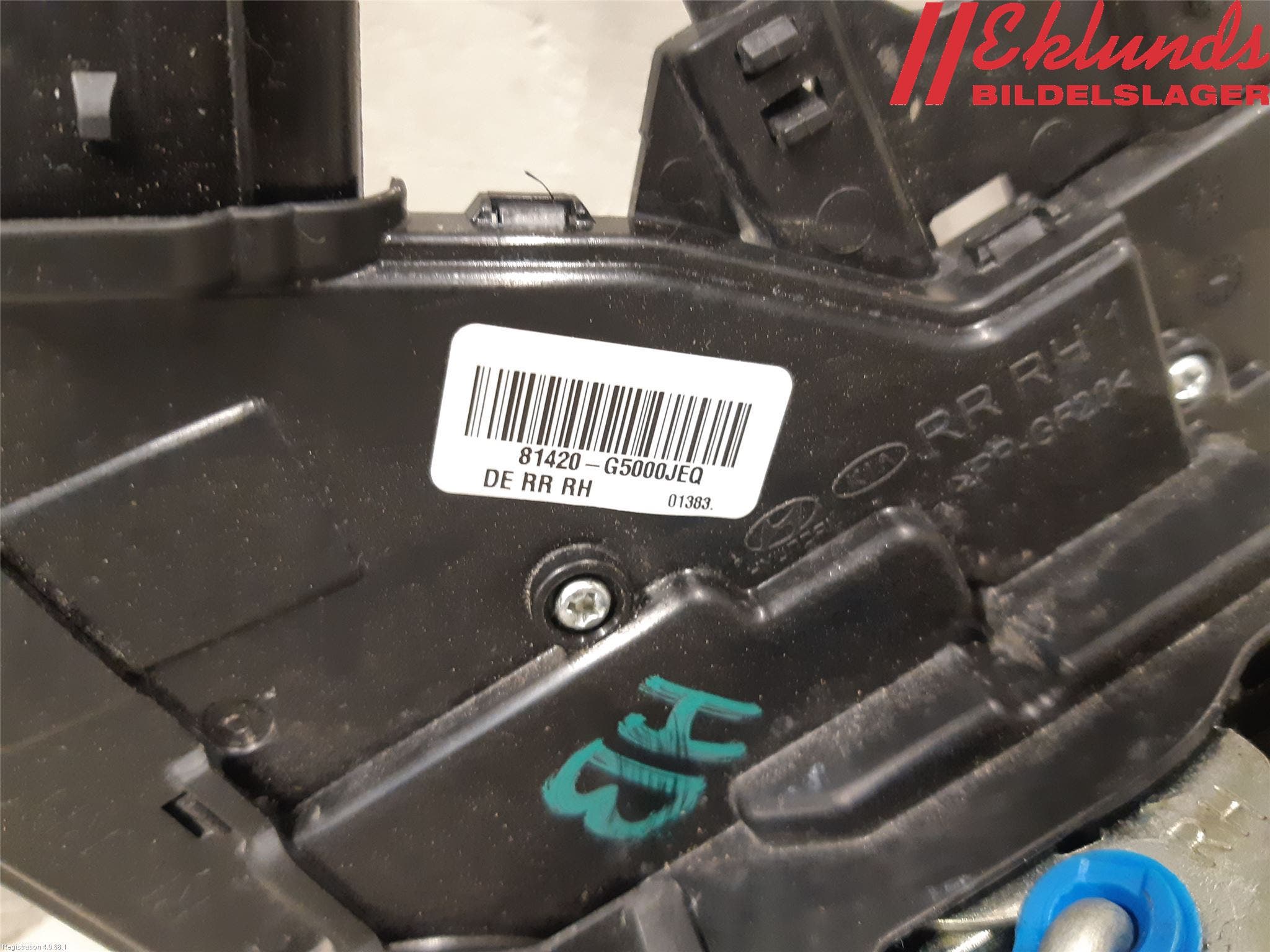 Kia NIRO (DE) 17-22 Låskista-Dörrlås