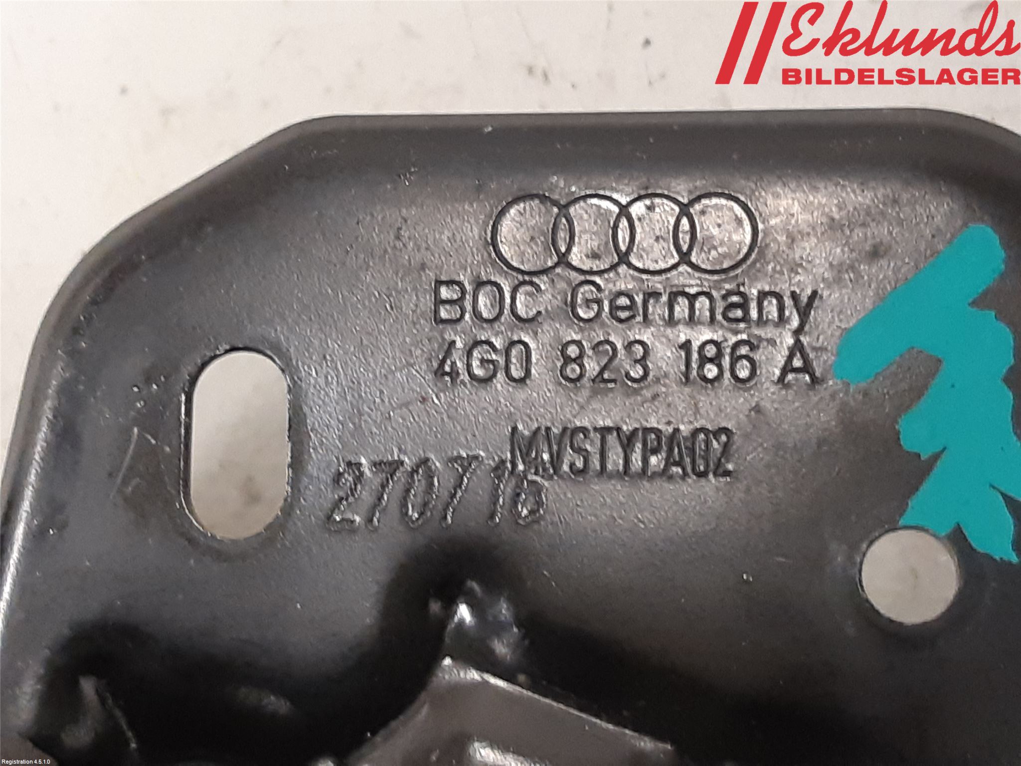 Audi A6/S6 4G 11-18 Huv Spärr