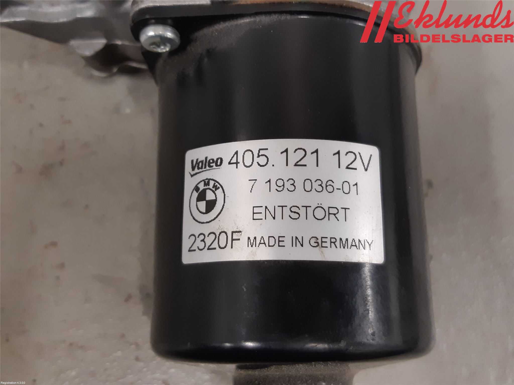 BMW 1 E87/81 5D/3D 03-11 Torkarmotor Vindruta