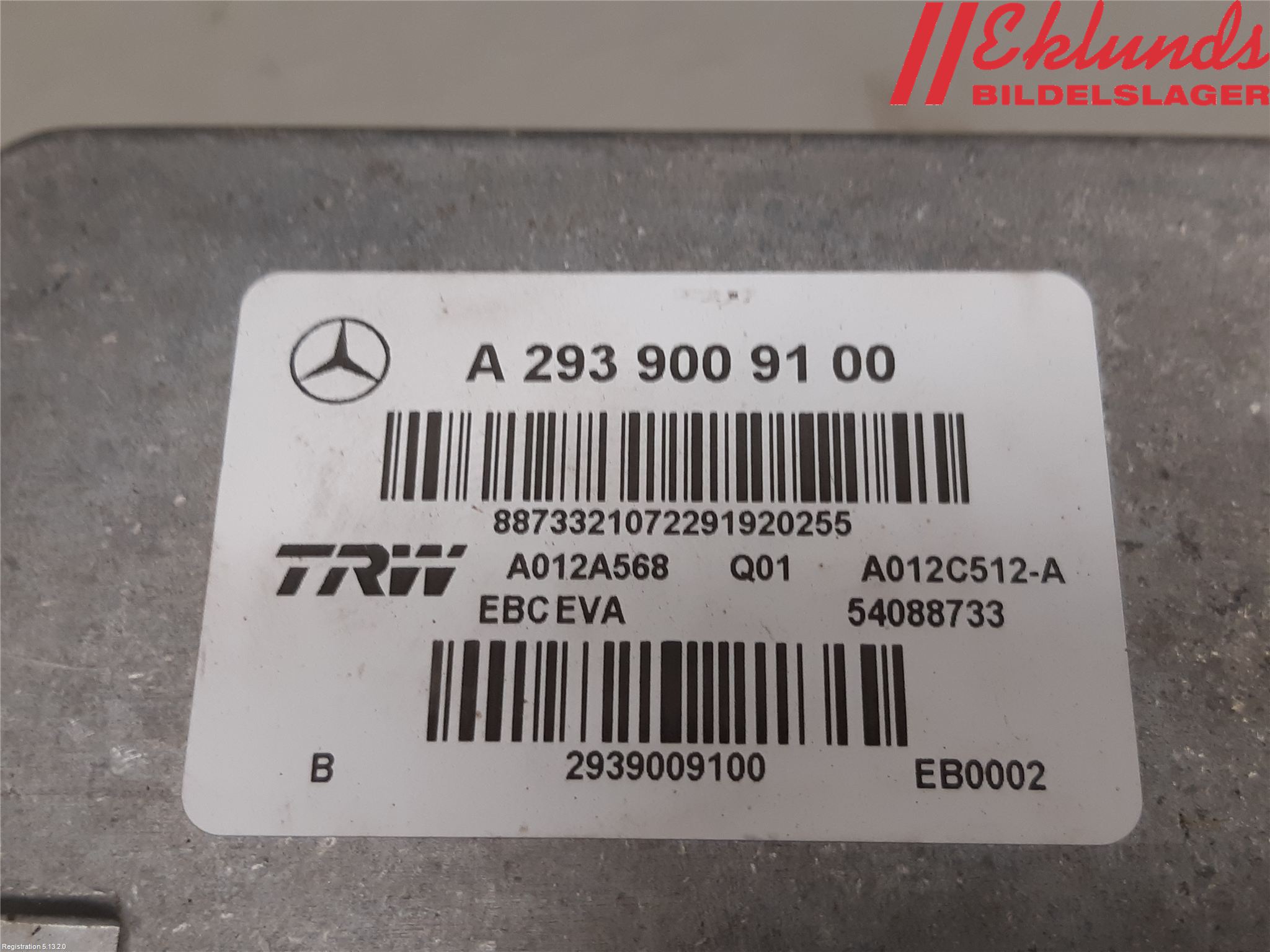 Mercedes-Benz MB EQC (N293) 20- Abs Hydraulaggregat