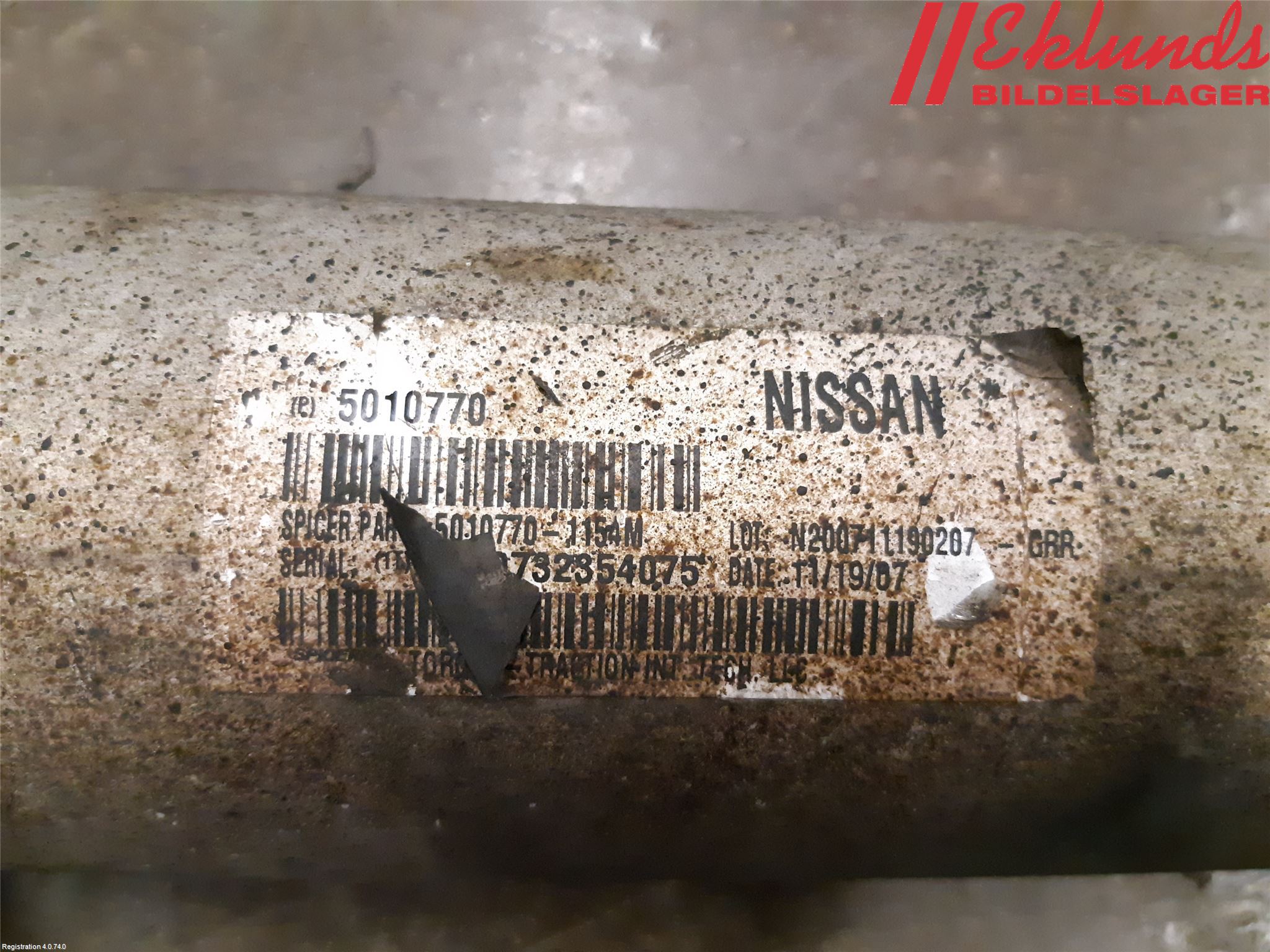 Nissan NAVARA 05-16 Mellanaxel Komp