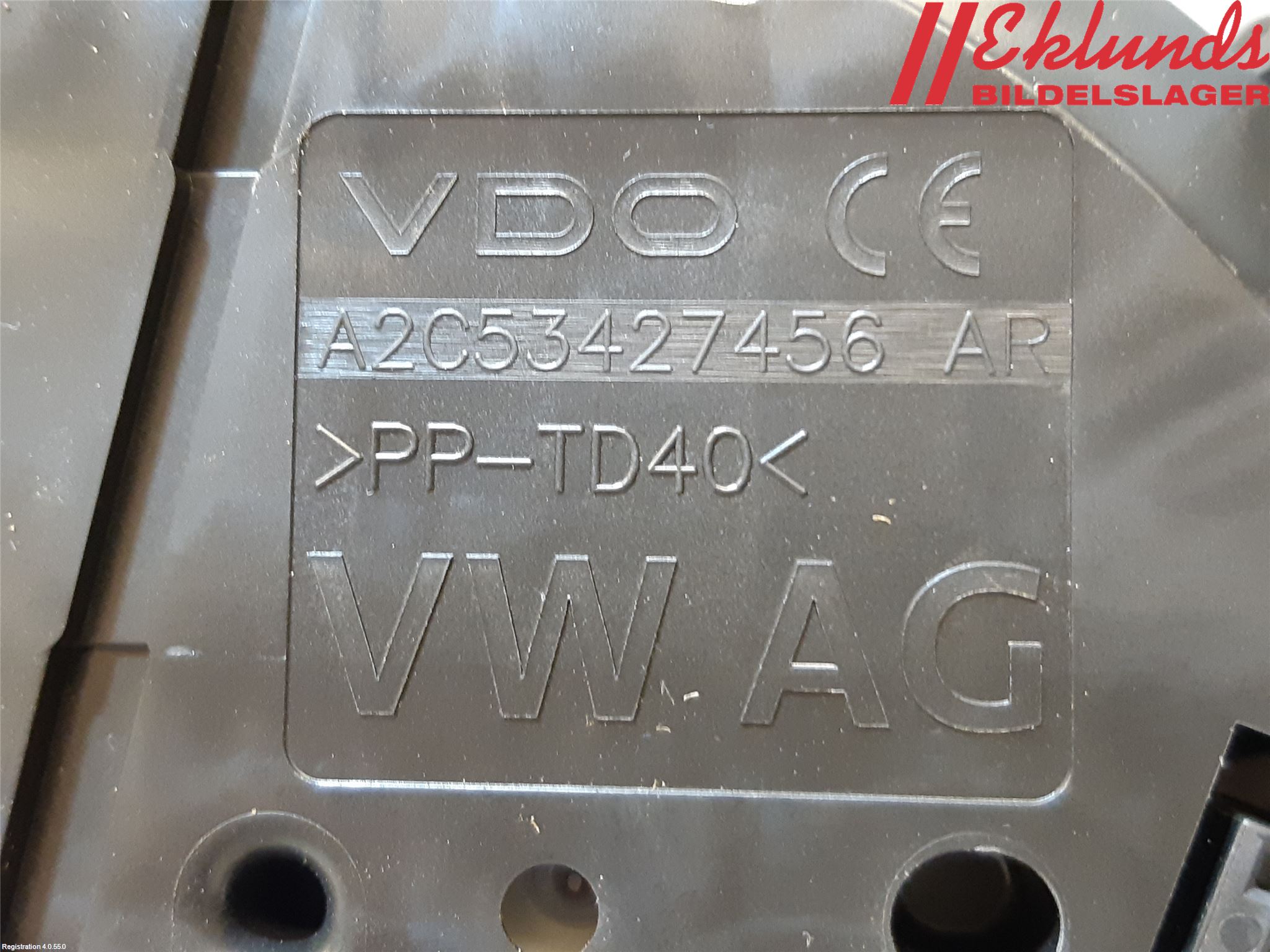 Volkswagen VW GOLF SPORTSVAN 15-20 Instrument Komb