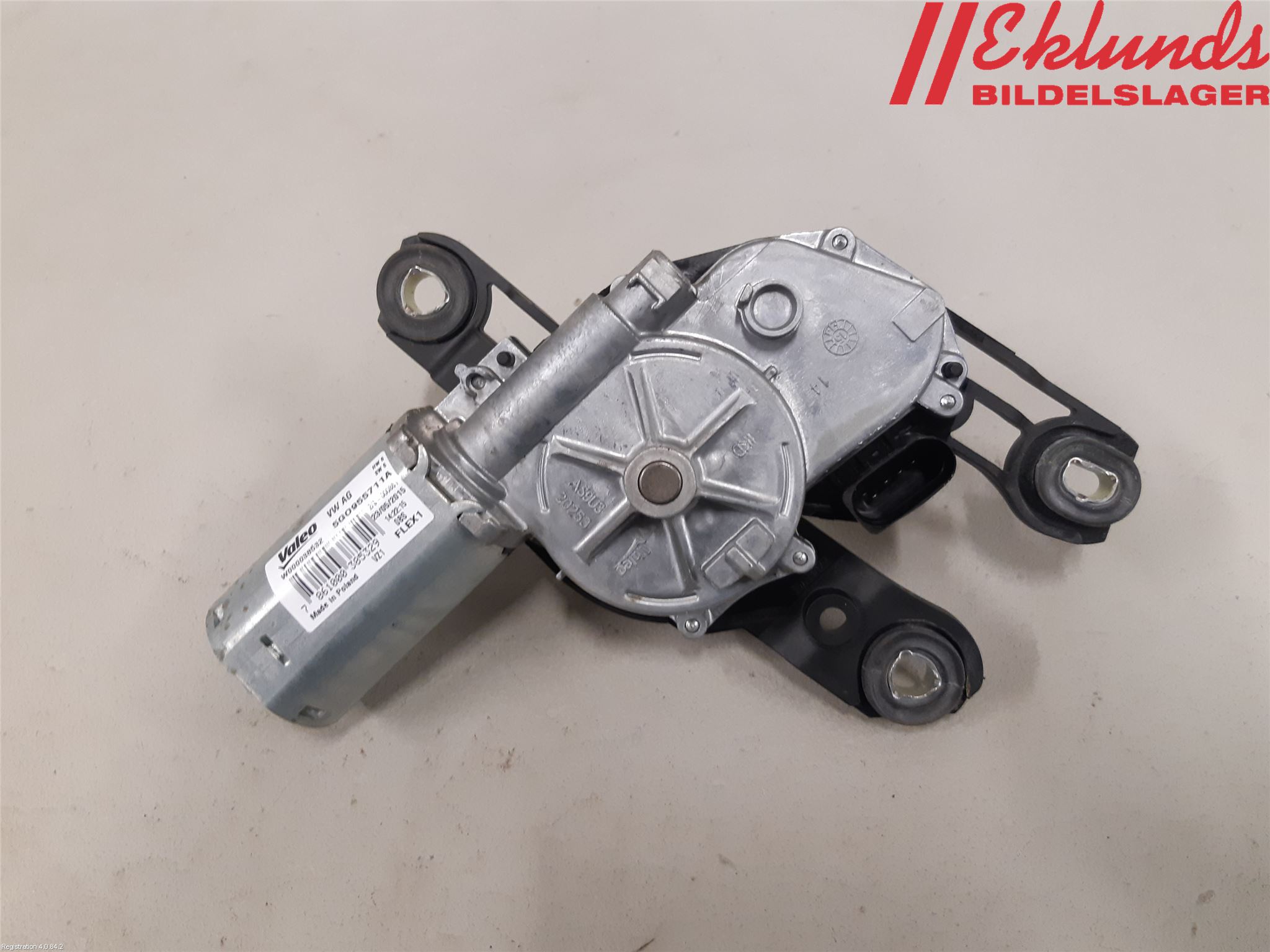 Volkswagen VW GOLF / E-GOLF VII 13-20 Torkarmotor Baklucka