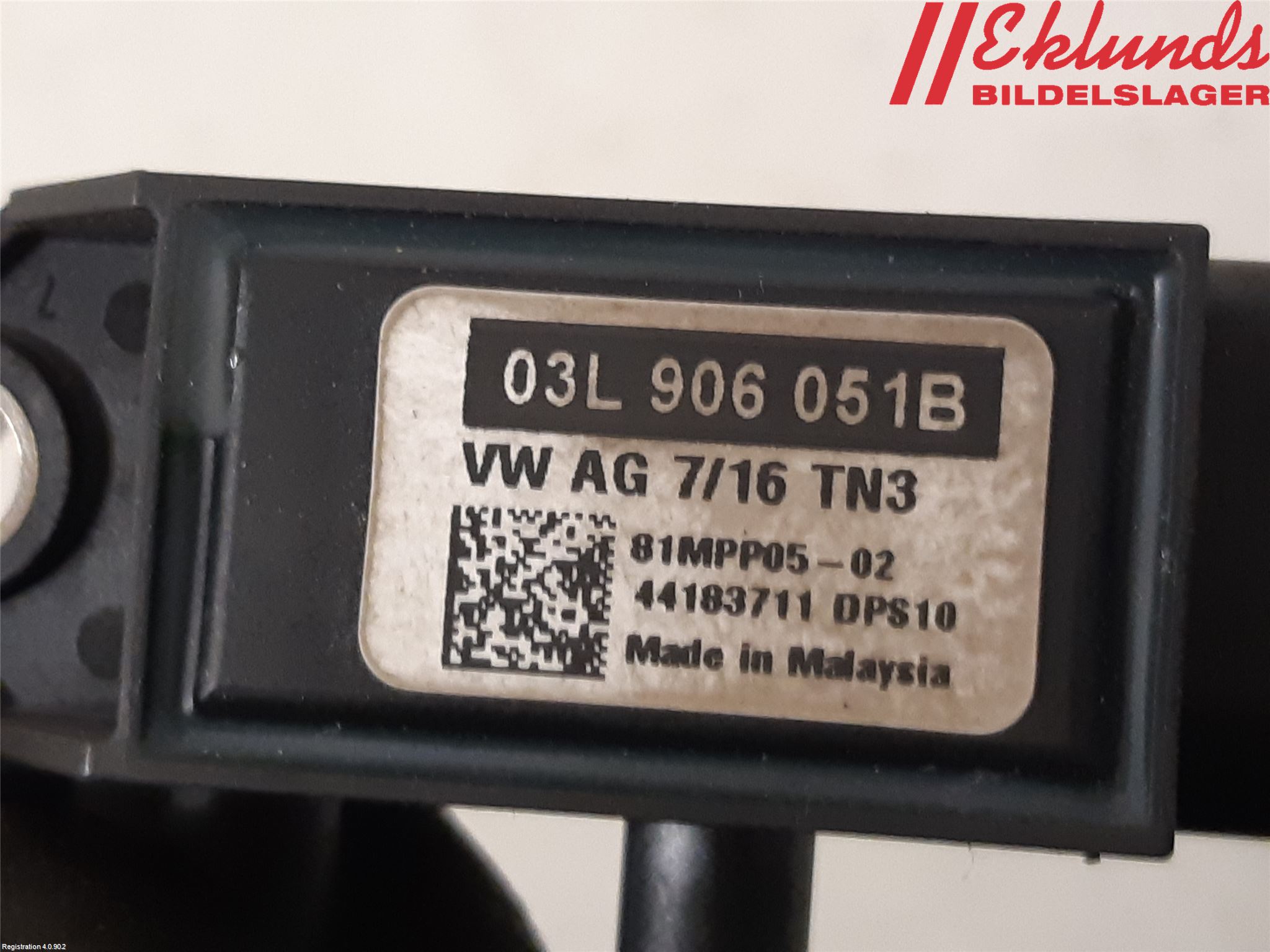 Volkswagen VW PASSAT 15-19 Givare Temp-Tryck Avgas