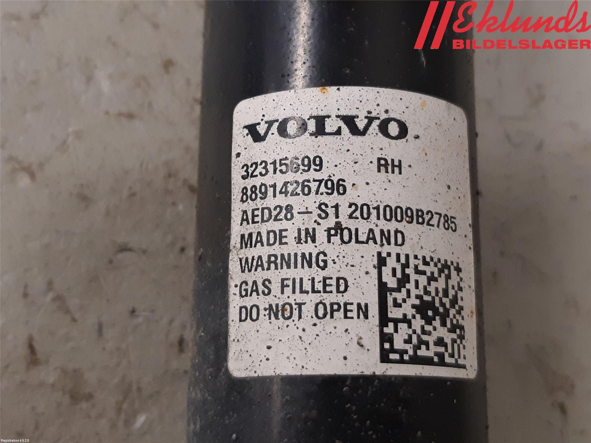 Volvo XC40/RECHARGE 18- Stötdämpare Bak
