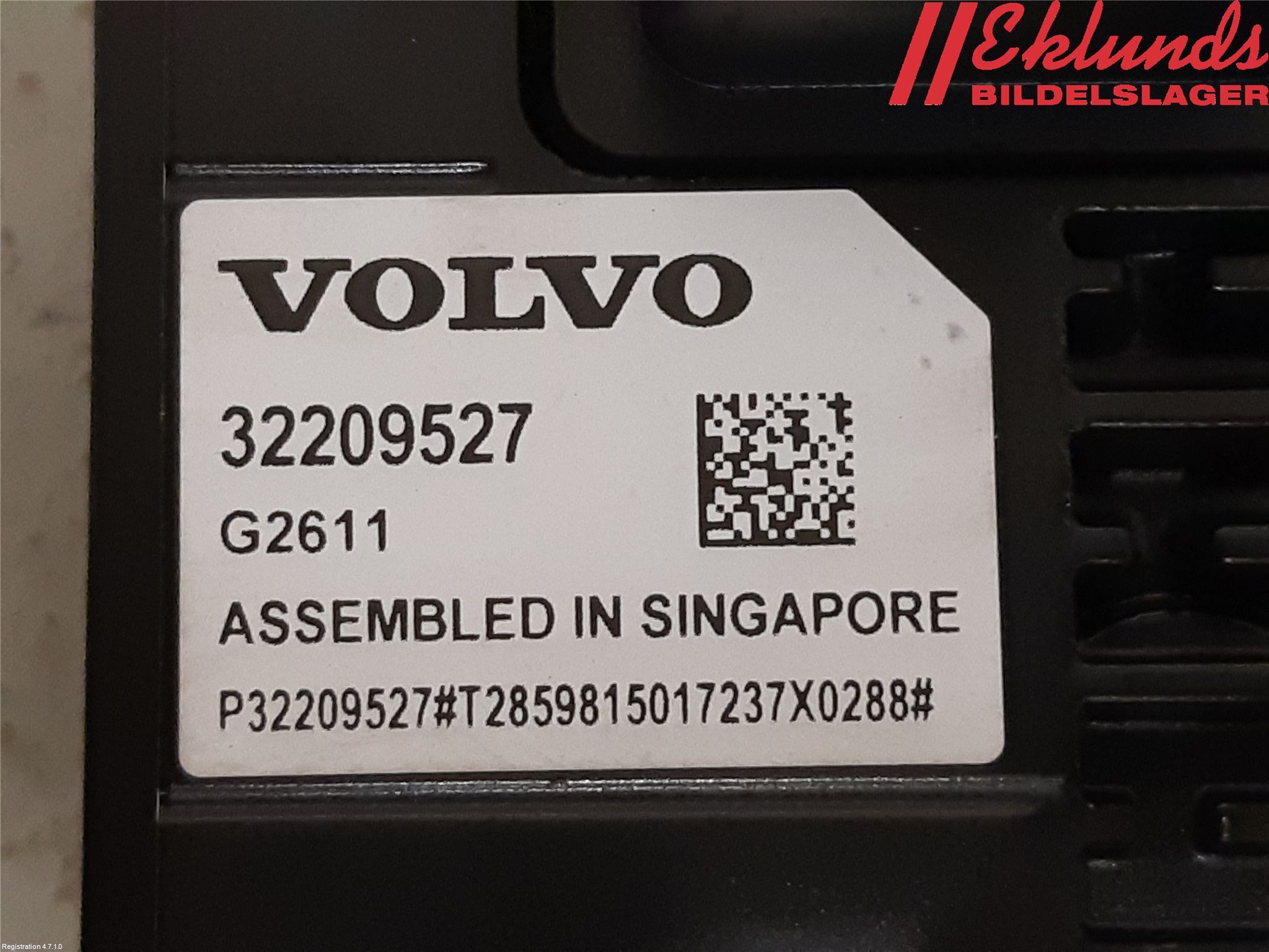 Volvo S90 17->> Sensor Aktivt Kollisionsskydd