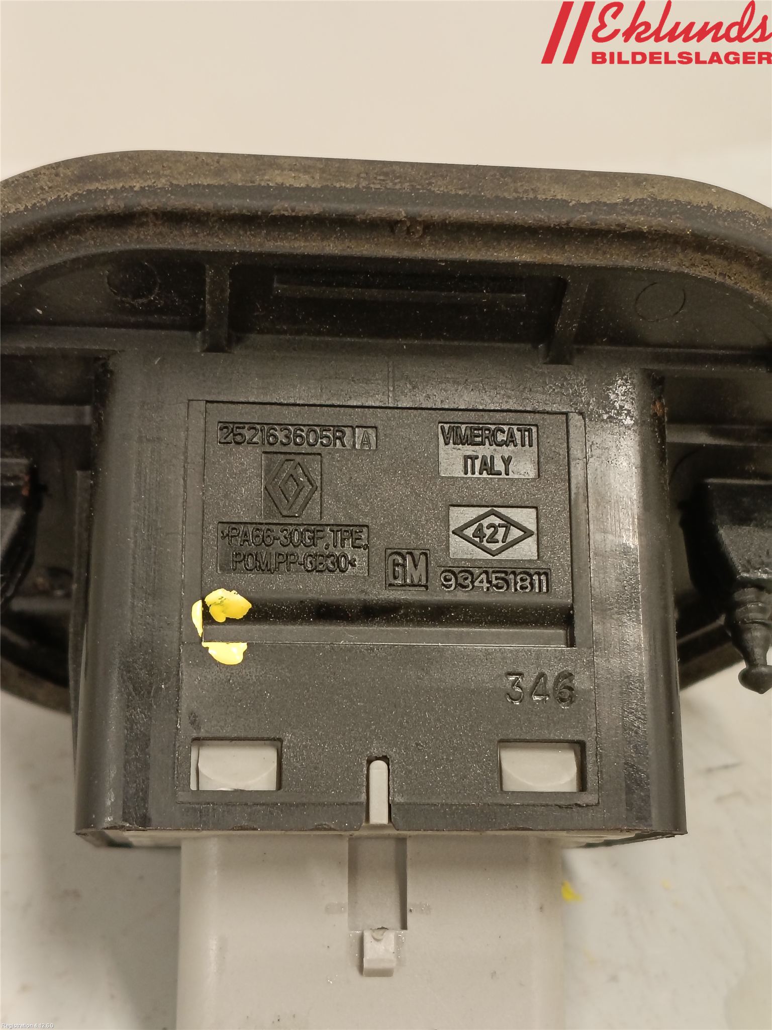 Fiat TALENTO 16- Centrallåskontakt Vid Lås