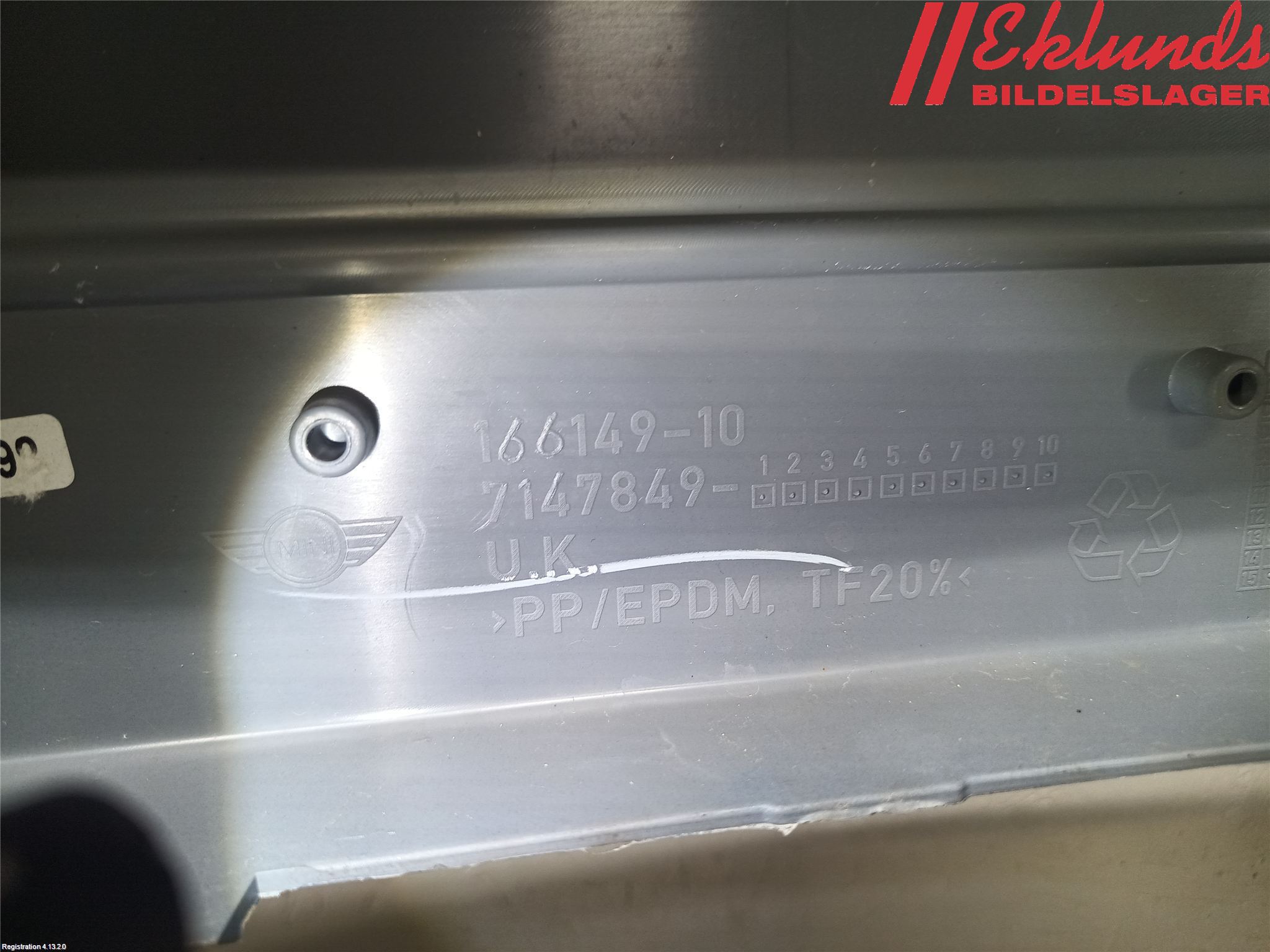 Mini COUPE R56 05-14 Stötfångarbeklädnad Fram
