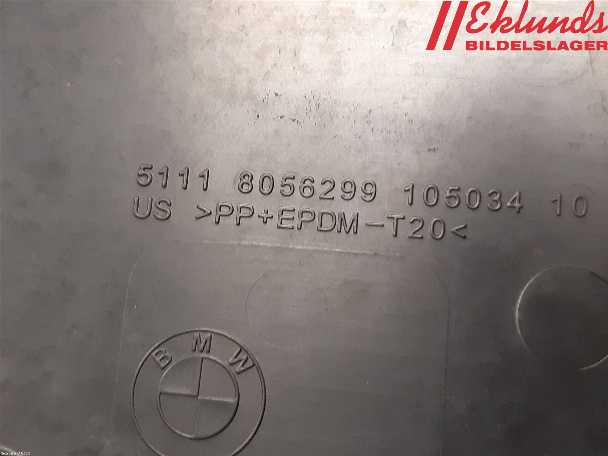 BMW X6 F16 14-19 Skylthållare