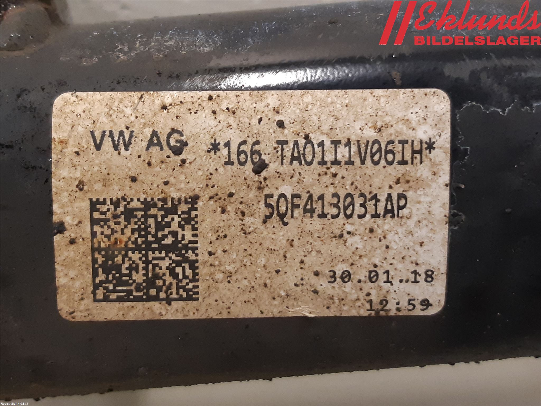 Skoda KODIAQ 17-24 Fjäderben Fram Höger